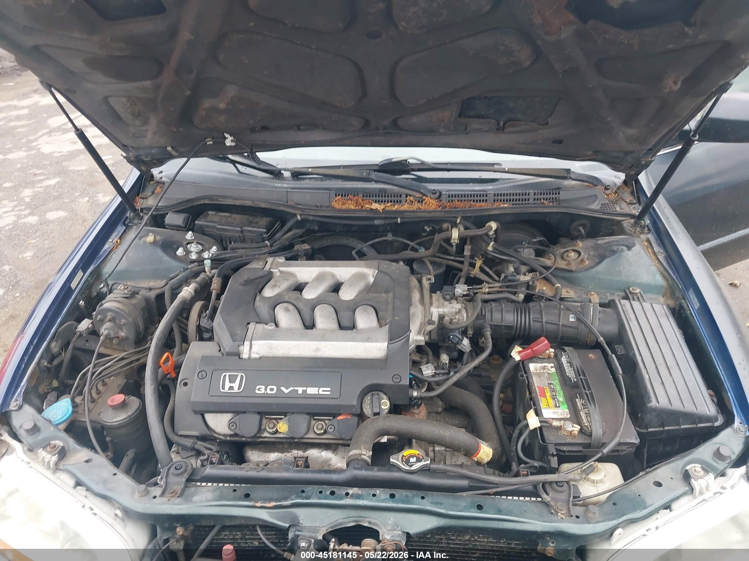 2001 Honda Accord 3.0 Ex Green vin: 1HGCG16521A009670