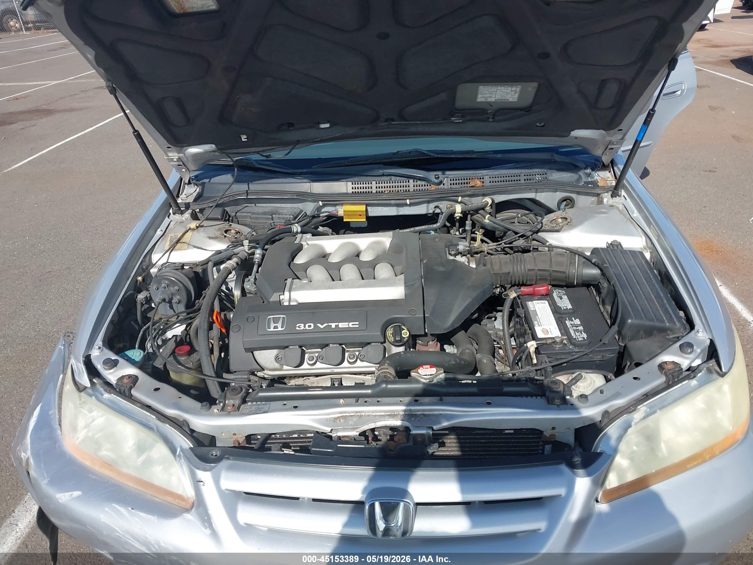 2002 Honda Accord 3.0 Ex Silver vin: 1HGCG16522A018144
