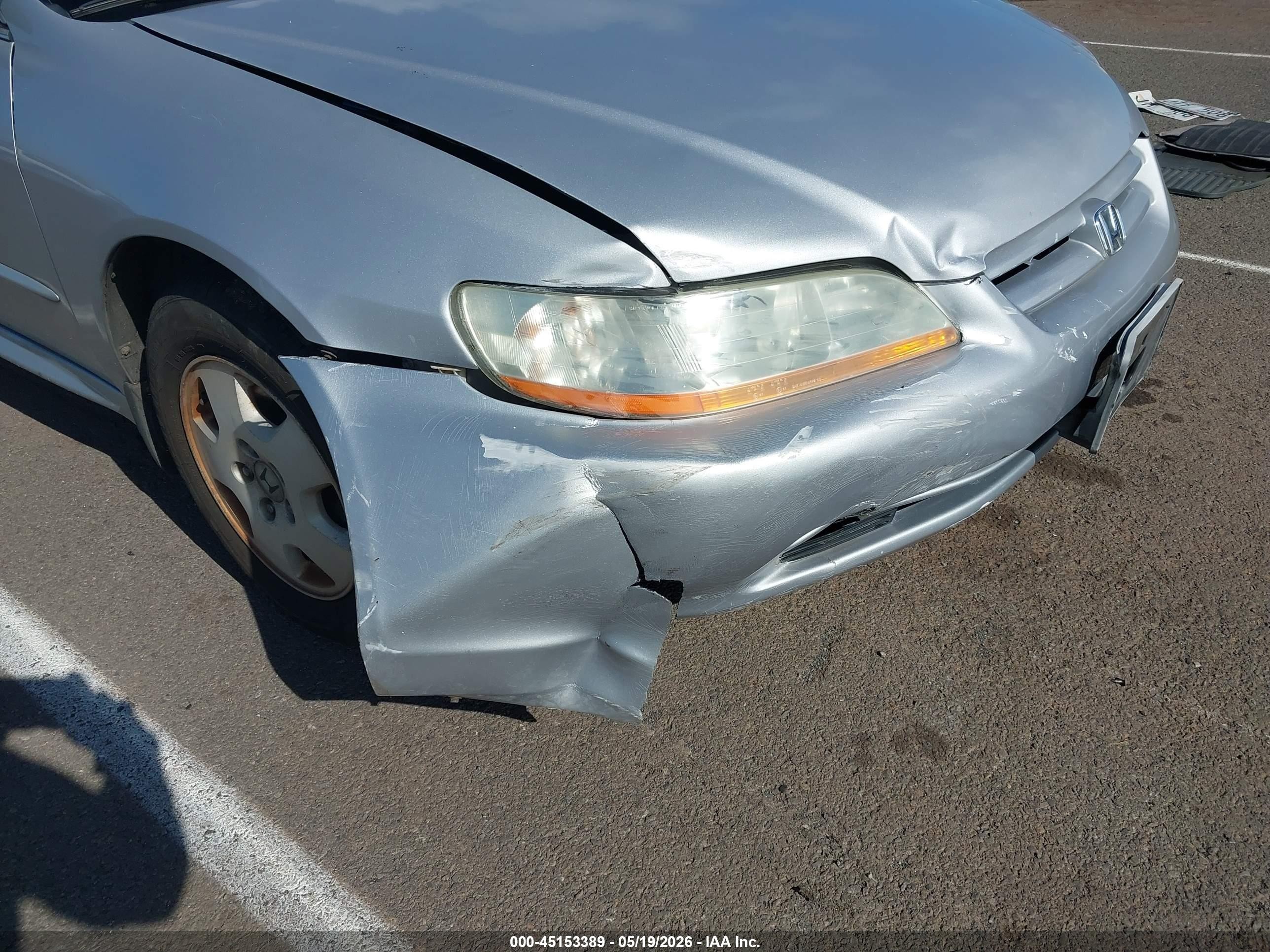 2002 Honda Accord 3.0 Ex Silver vin: 1HGCG16522A018144