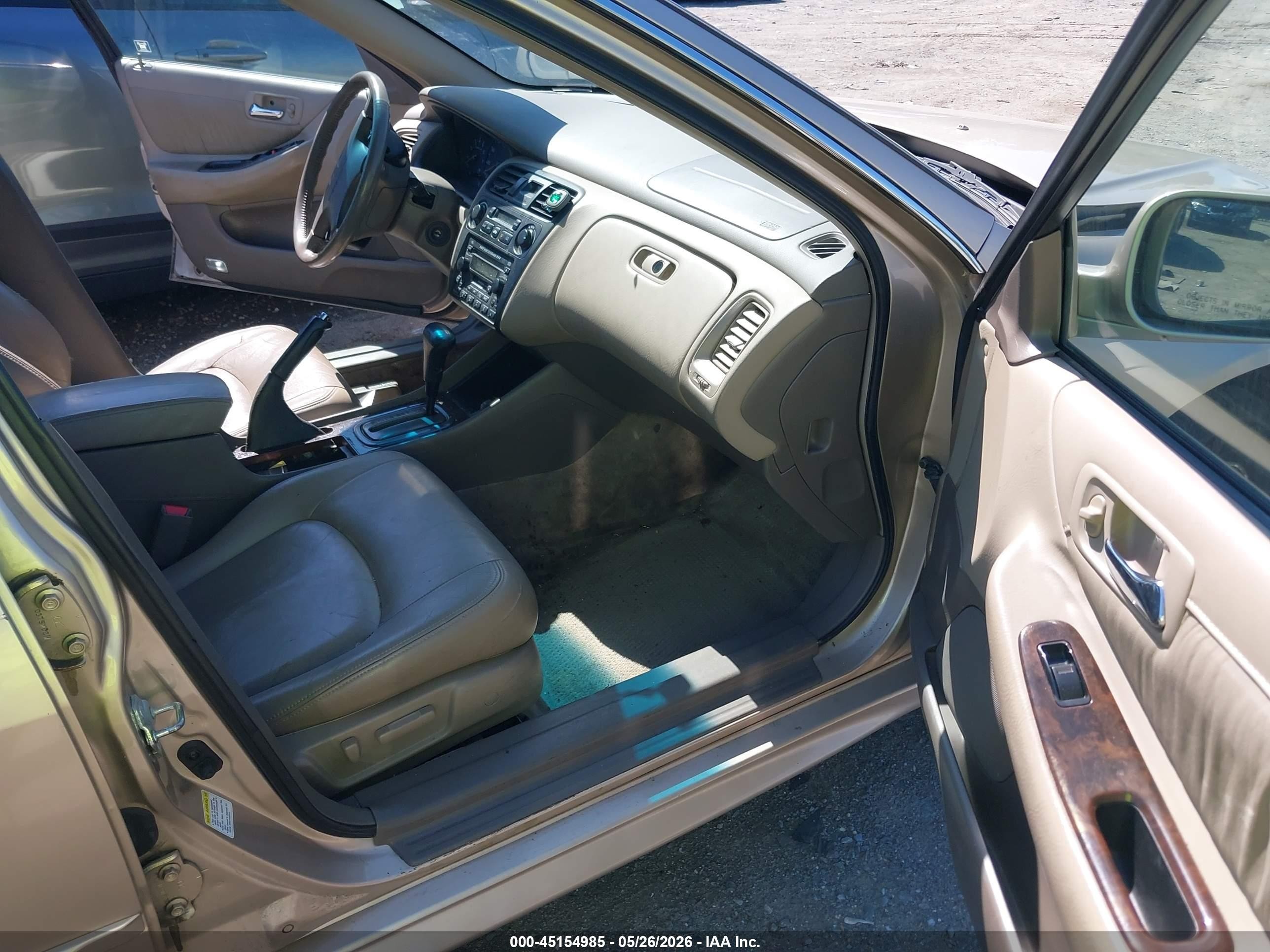 2002 Honda Accord 3.0 Ex Желто-коричневый vin: 1HGCG16522A052648