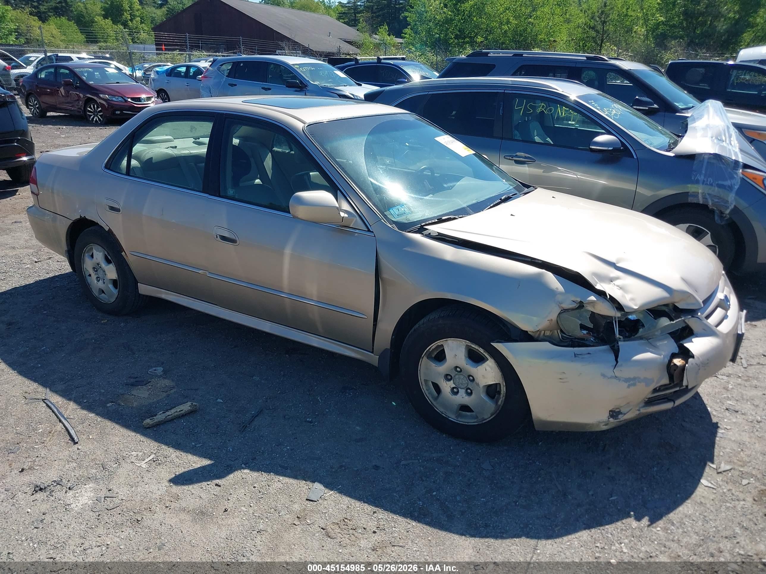 2002 Honda Accord 3.0 Ex Желто-коричневый vin: 1HGCG16522A052648