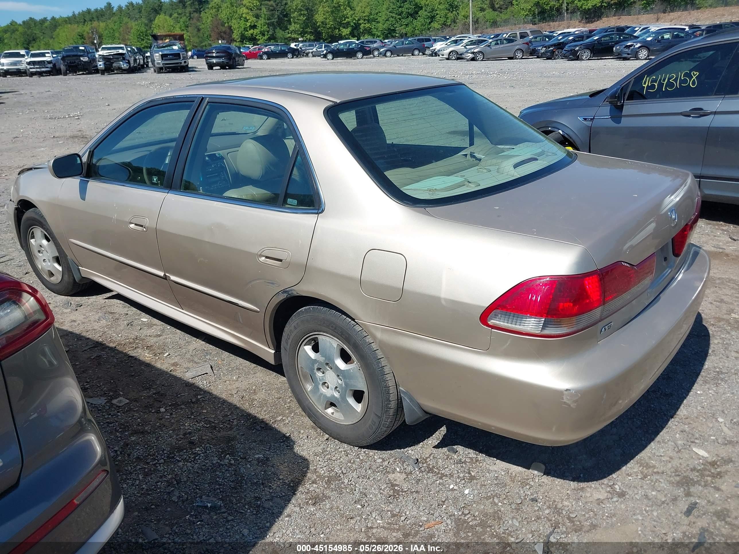 2002 Honda Accord 3.0 Ex Желто-коричневый vin: 1HGCG16522A052648