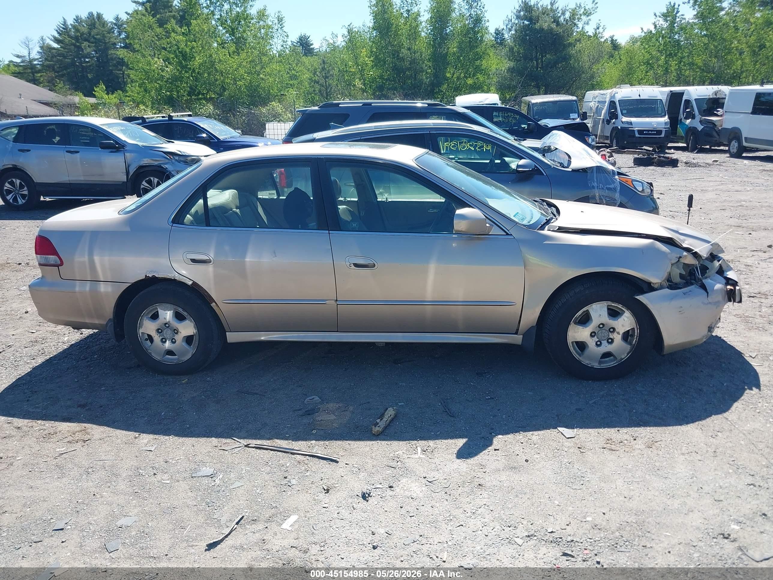 2002 Honda Accord 3.0 Ex Желто-коричневый vin: 1HGCG16522A052648