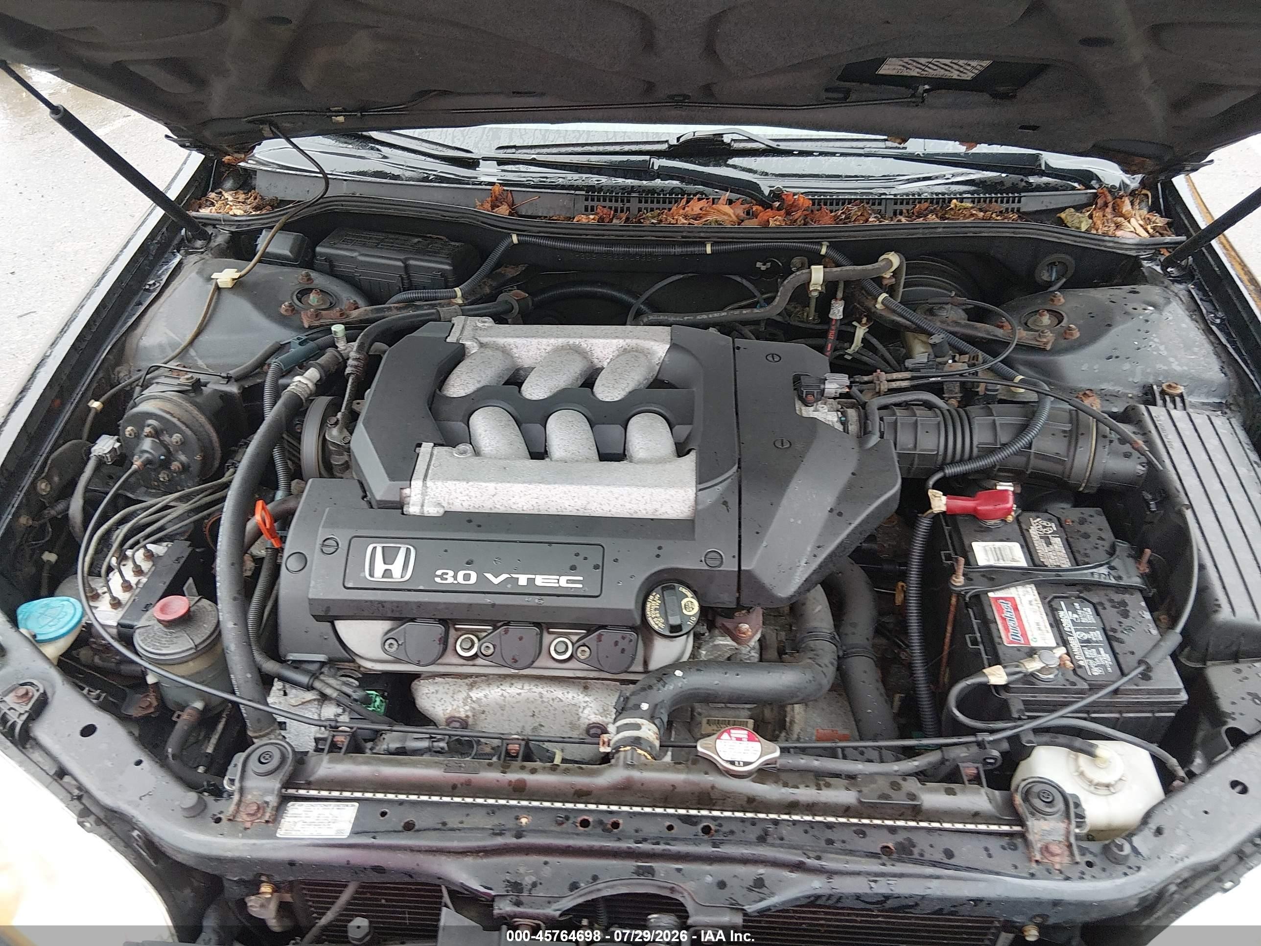 2002 Honda Accord 3.0 Ex Black vin: 1HGCG16522A083348
