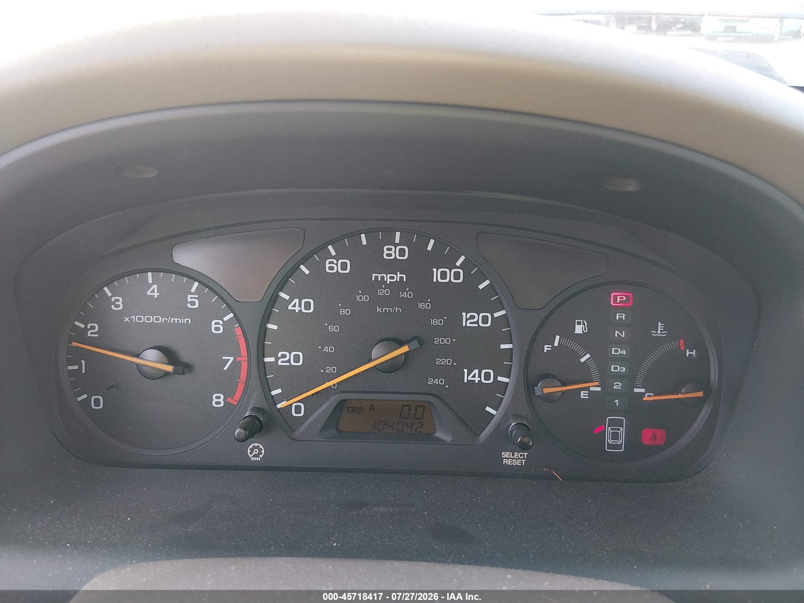 1998 Honda Accord Ex V6 Green vin: 1HGCG1652WA023883