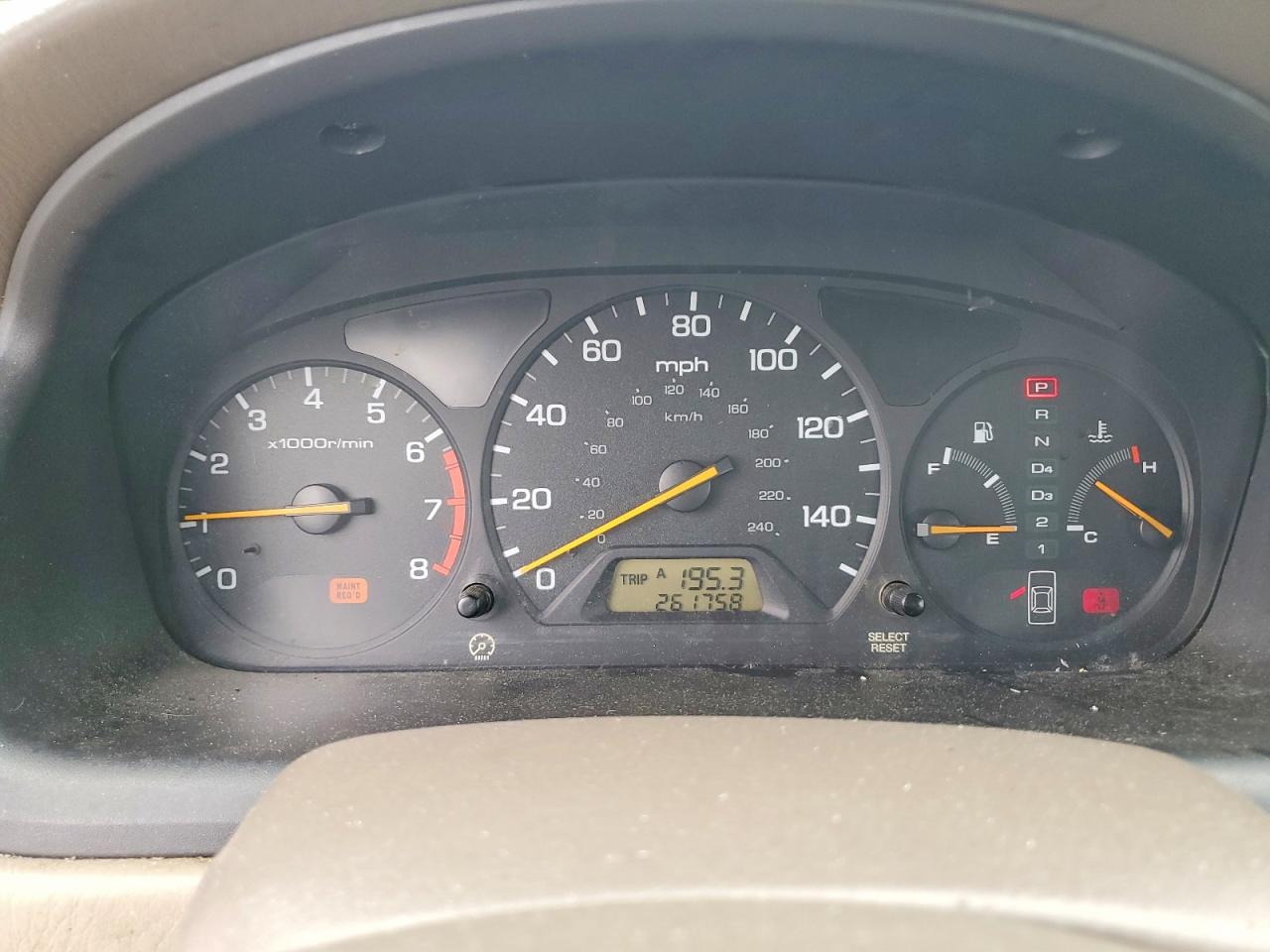 1998 Honda Accord Ex Tan vin: 1HGCG1652WA040716