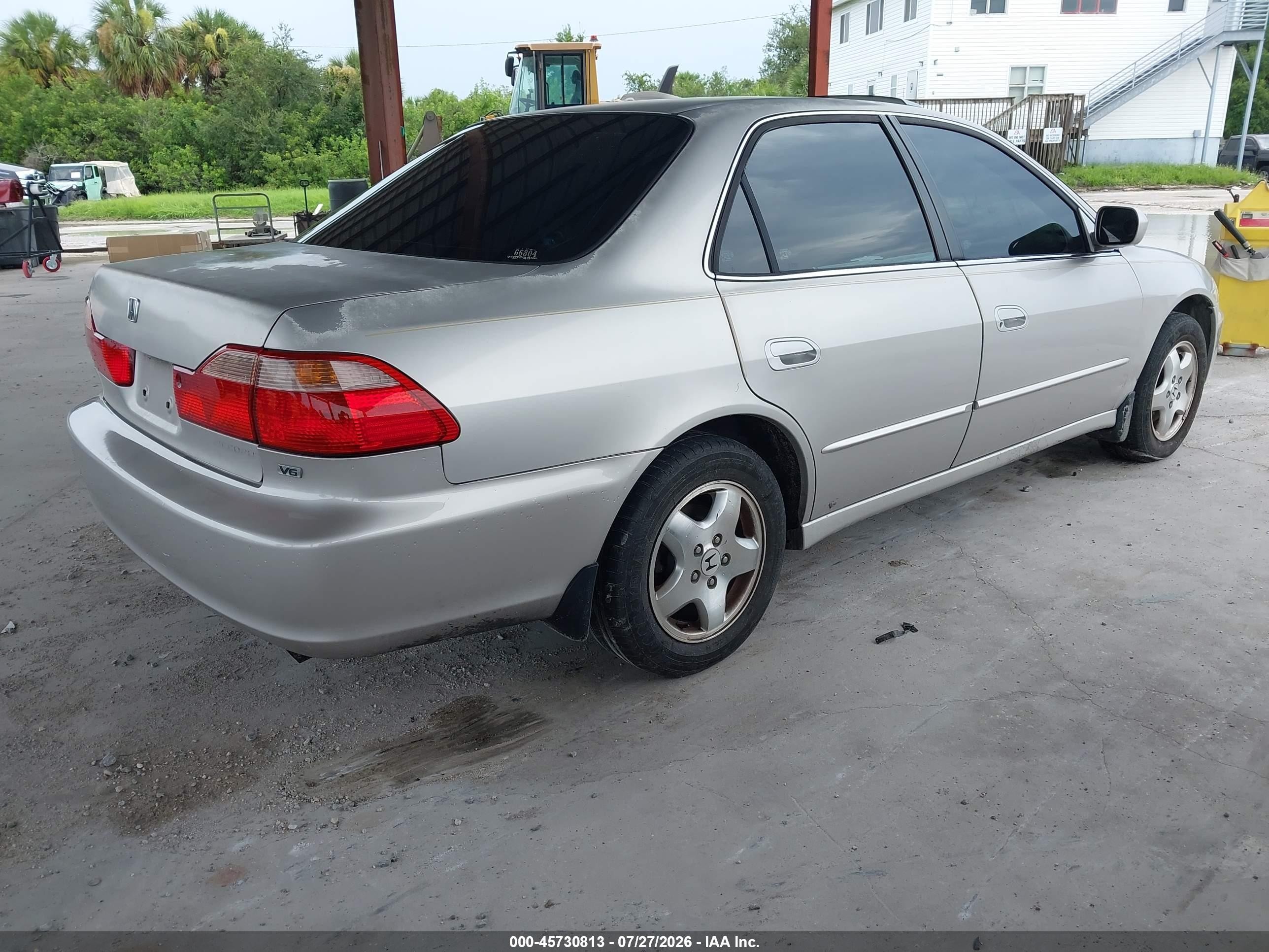 1999 Honda Accord Ex V6 Серебряный vin: 1HGCG1652XA032584