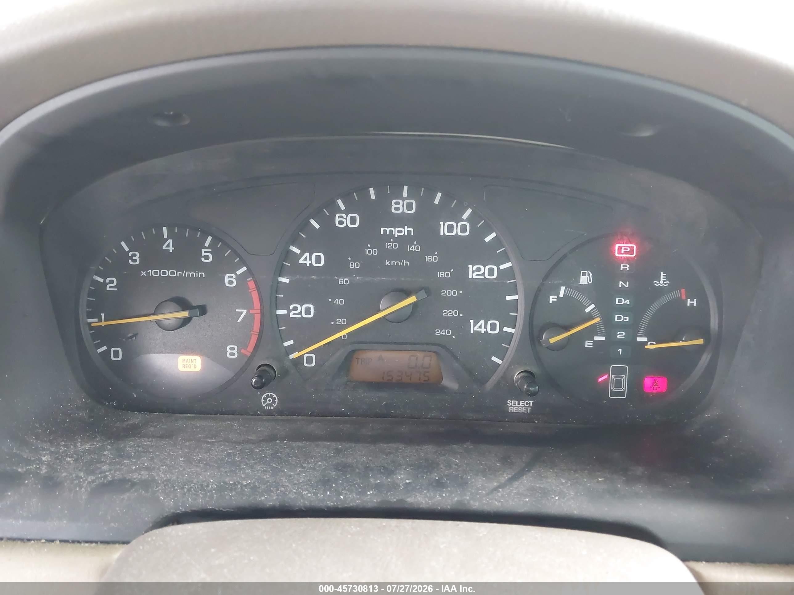1999 Honda Accord Ex V6 Серебряный vin: 1HGCG1652XA032584