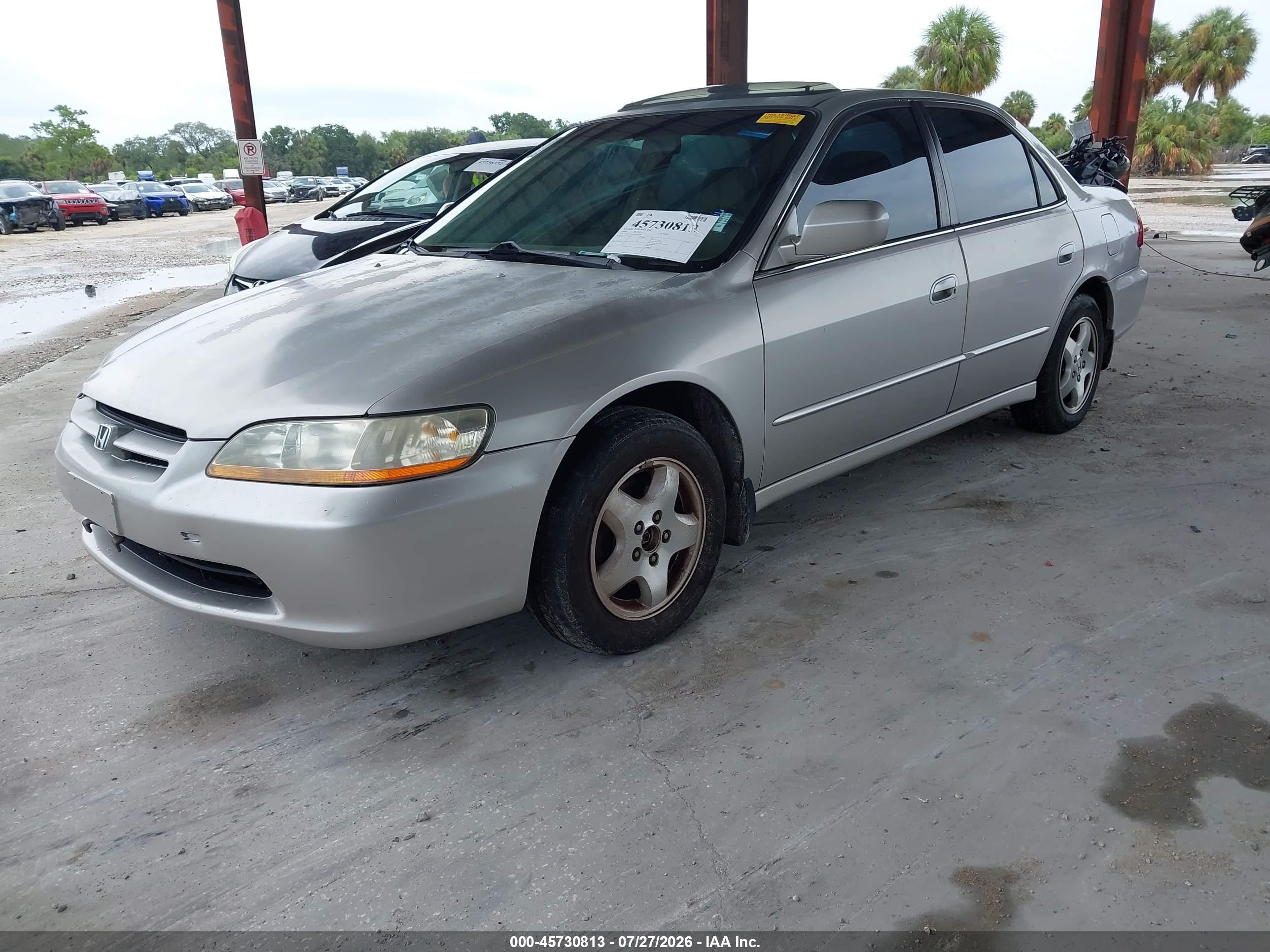 1999 Honda Accord Ex V6 Серебряный vin: 1HGCG1652XA032584