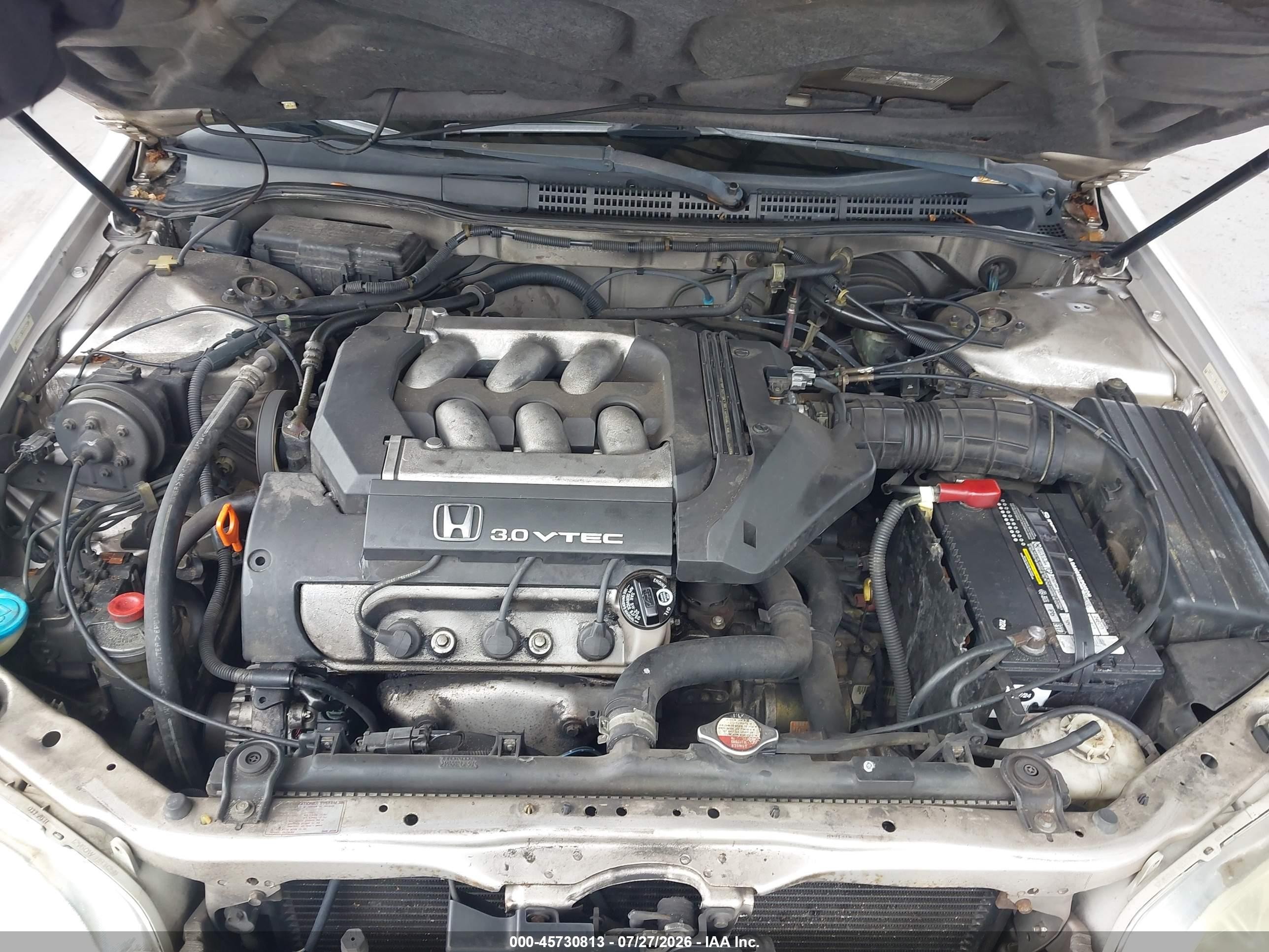 1999 Honda Accord Ex V6 Серебряный vin: 1HGCG1652XA032584