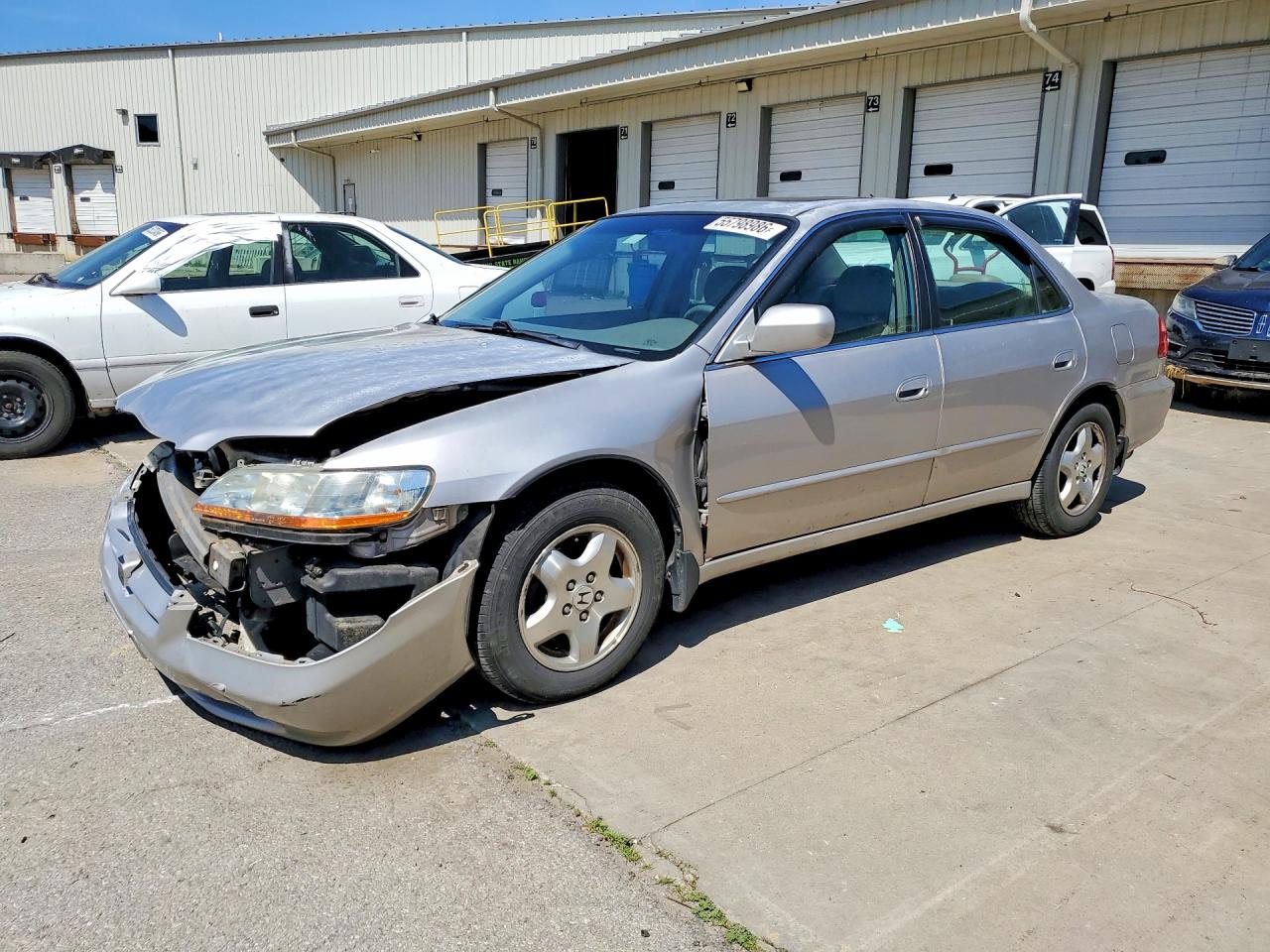1999 Honda Accord Ex Silver vin: 1HGCG1652XA036831