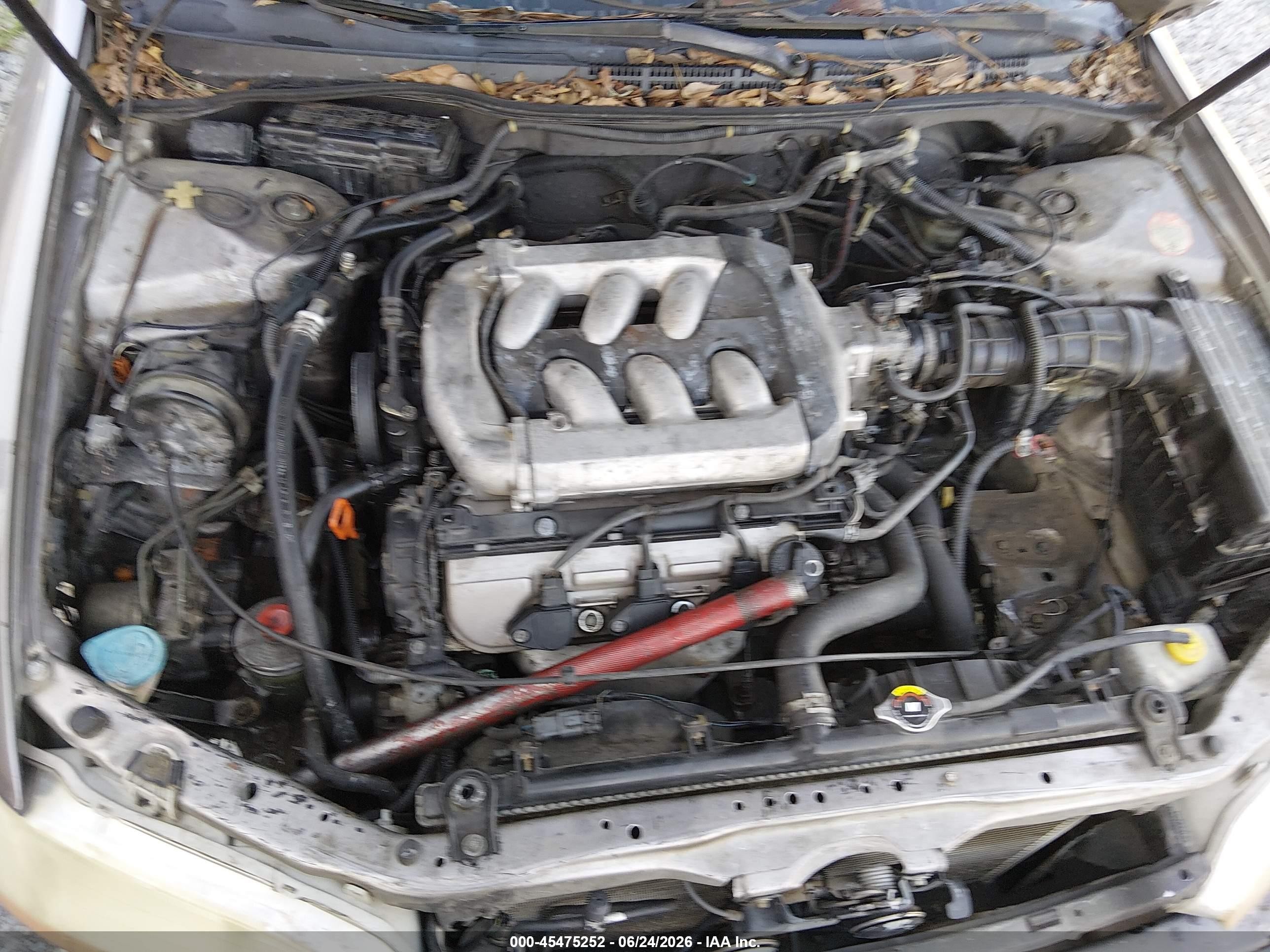 2000 Honda Accord 3.0 Ex Gray vin: 1HGCG1652YA060211