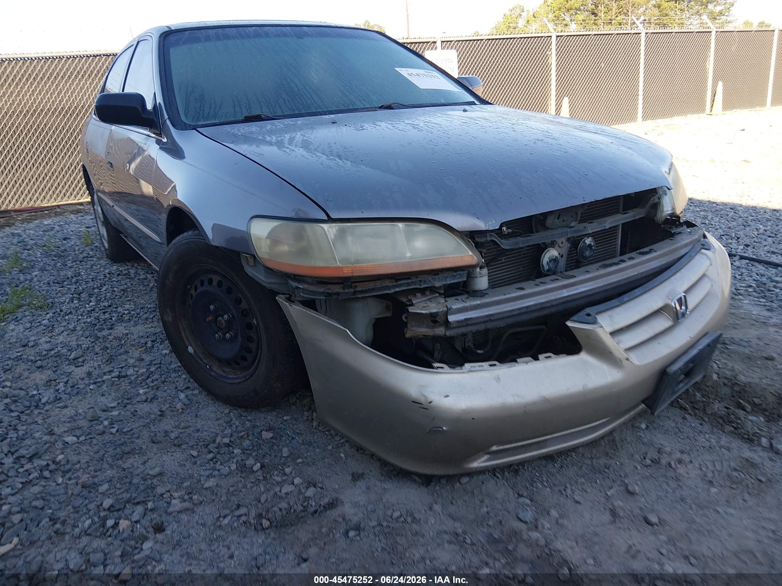 2000 Honda Accord 3.0 Ex Gray vin: 1HGCG1652YA060211