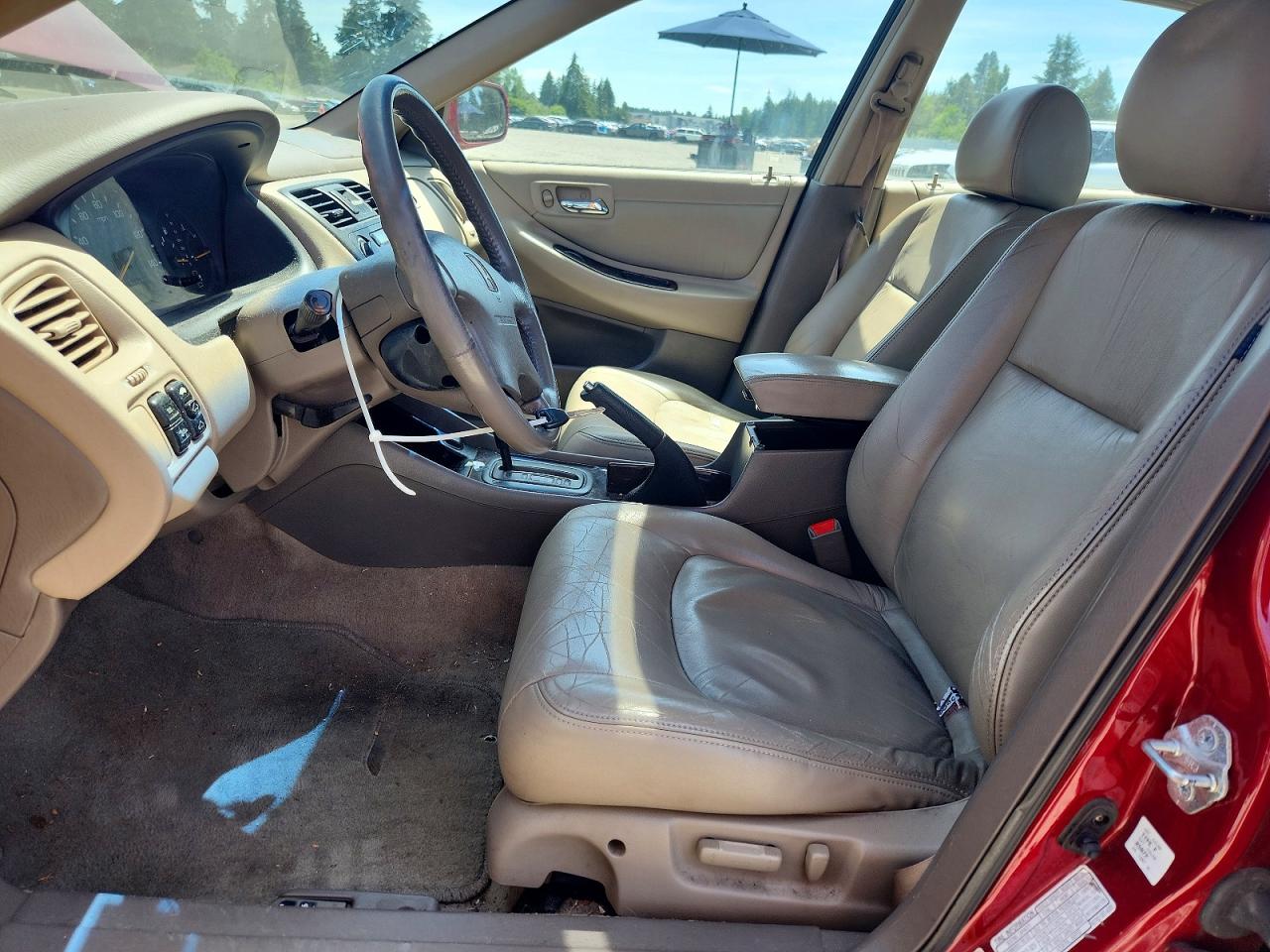 2001 Honda Accord Ex Burgundy vin: 1HGCG16531A001223