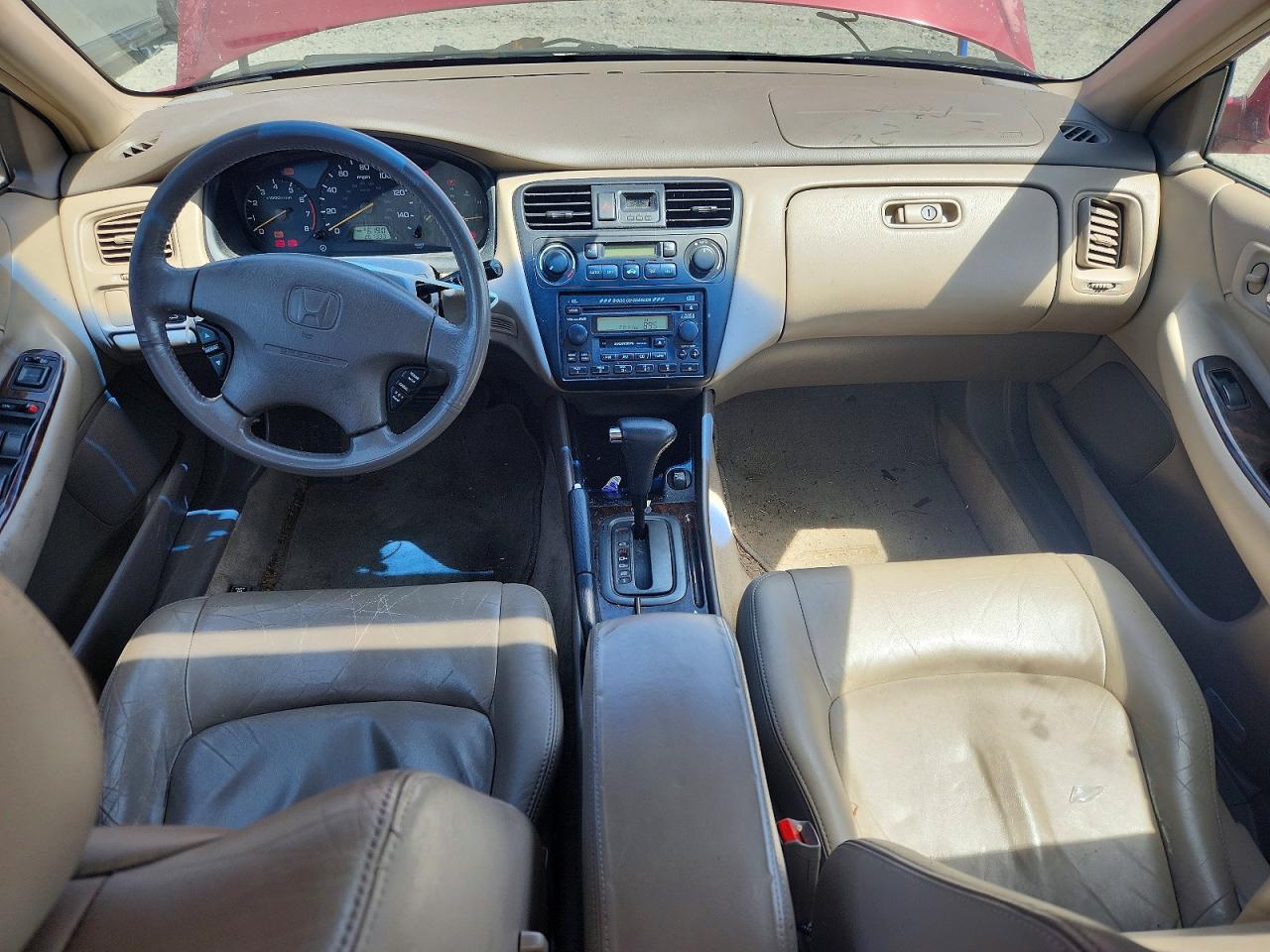 2001 Honda Accord Ex Burgundy vin: 1HGCG16531A001223