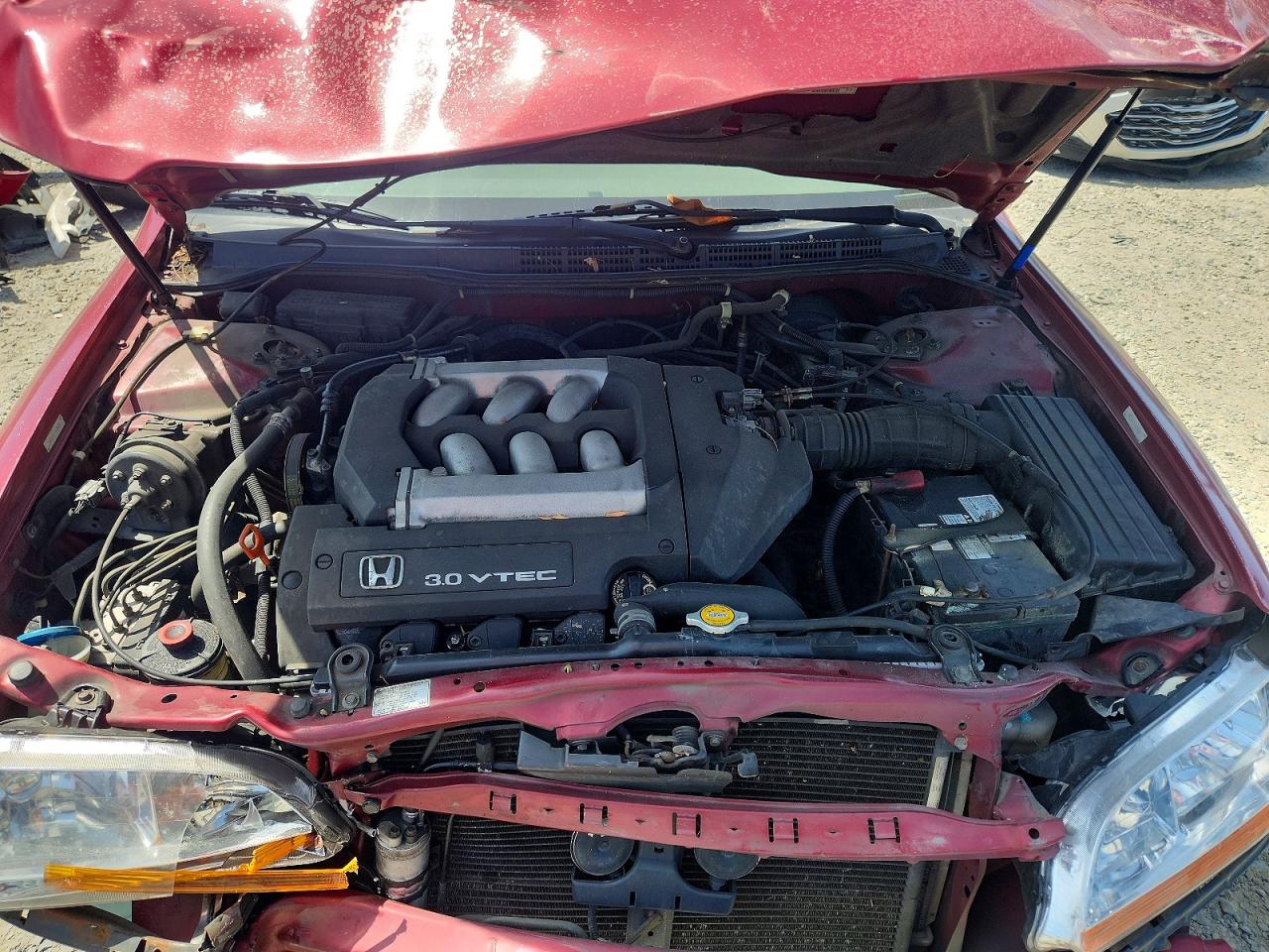 2001 Honda Accord Ex Burgundy vin: 1HGCG16531A001223
