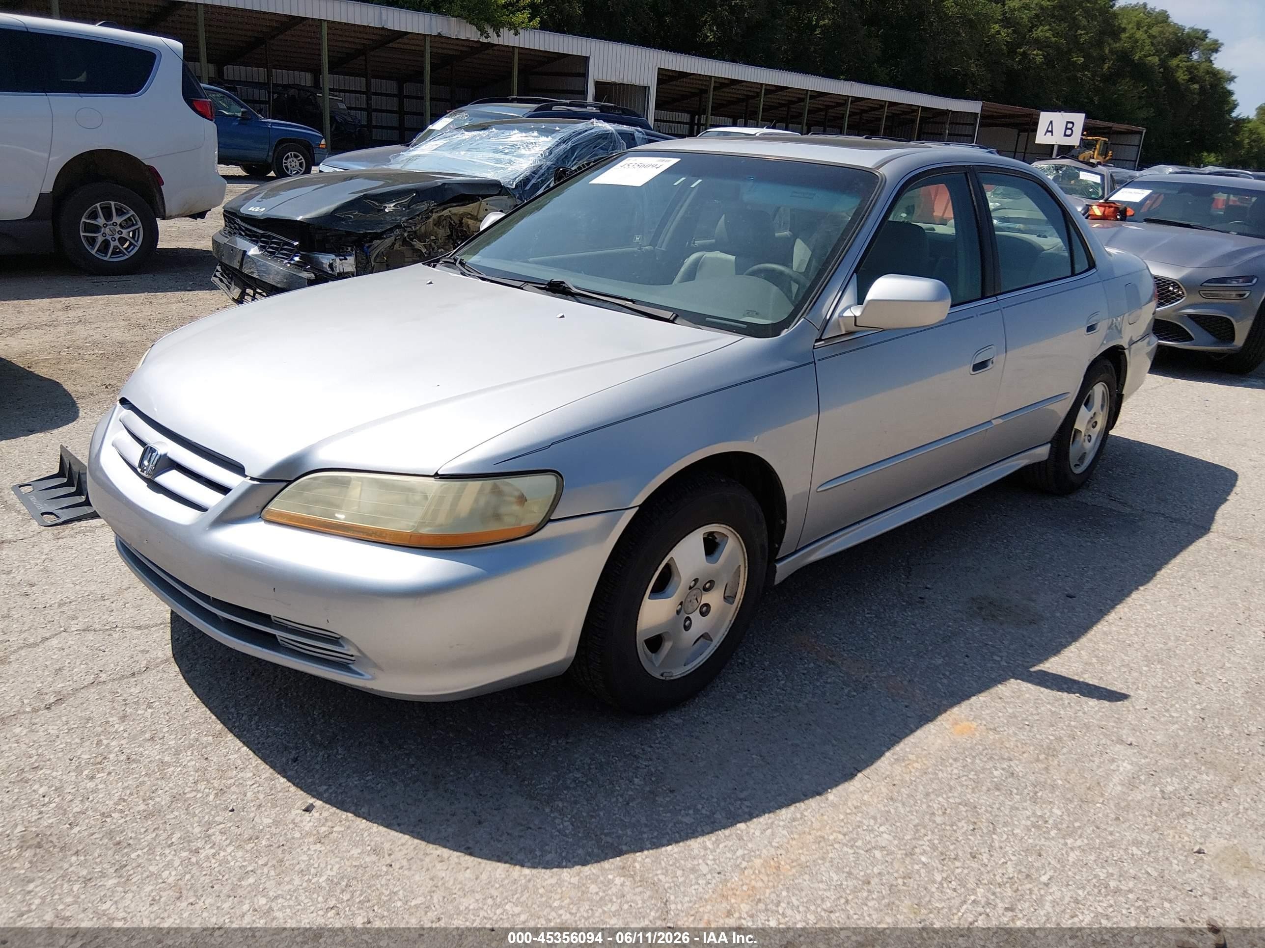 2001 Honda Accord 3.0 Ex Silver vin: 1HGCG16531A051281