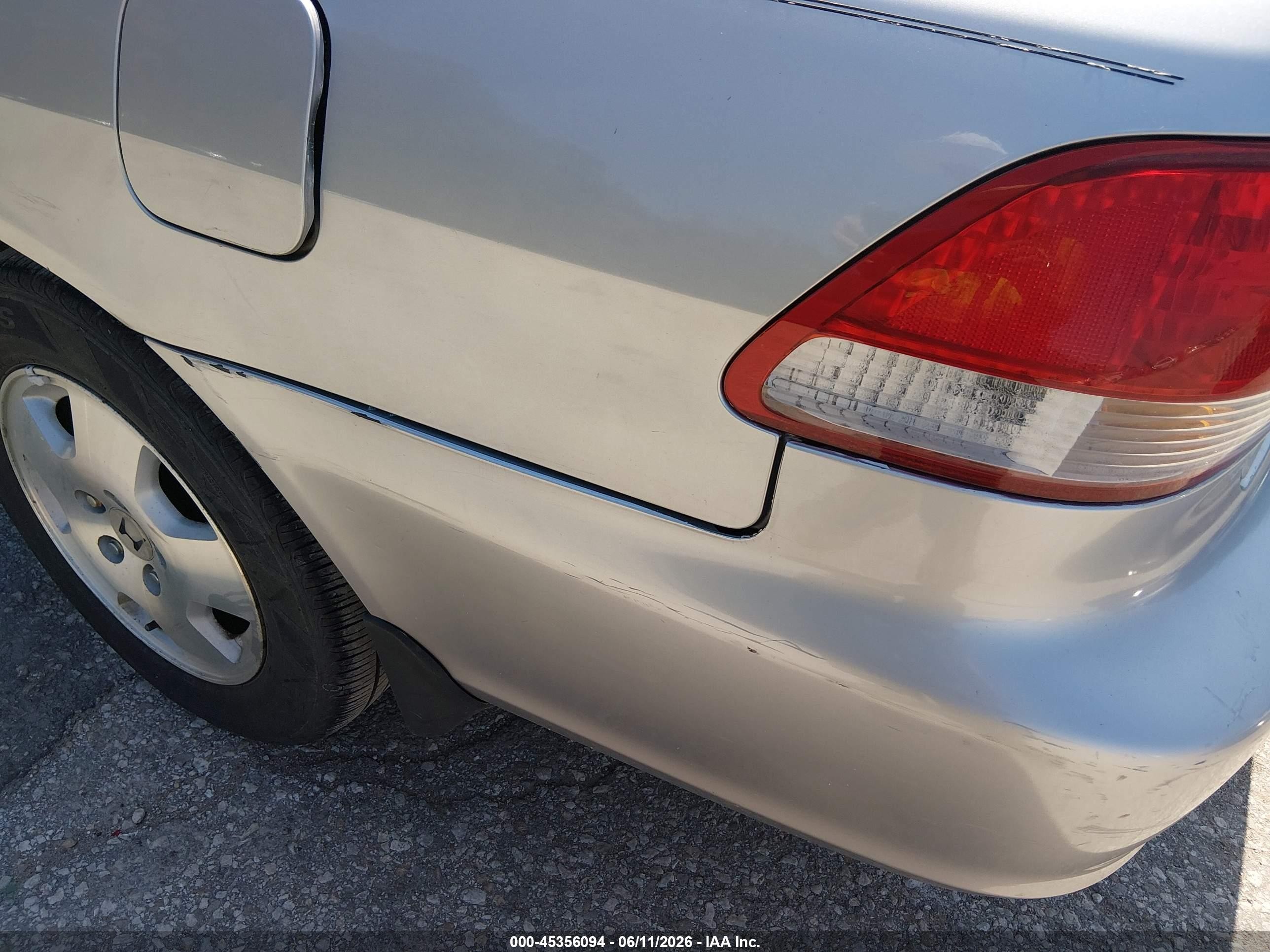 2001 Honda Accord 3.0 Ex Silver vin: 1HGCG16531A051281