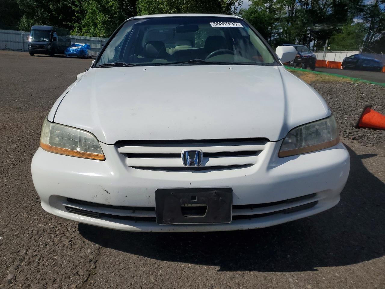 2001 Honda Accord Ex White vin: 1HGCG16531A059879