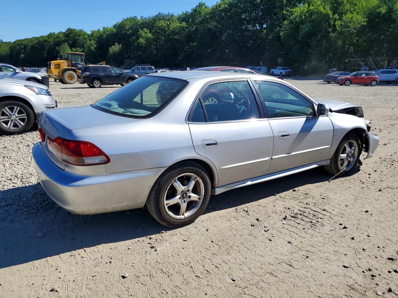 2002 Honda Accord Ex Silver vin: 1HGCG16532A002499