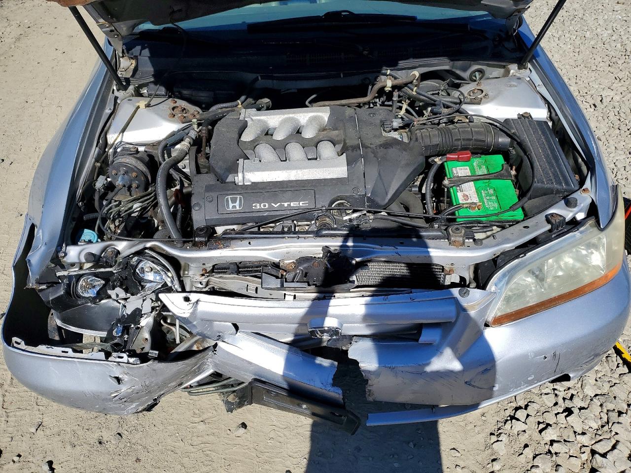 2002 Honda Accord Ex Silver vin: 1HGCG16532A002499