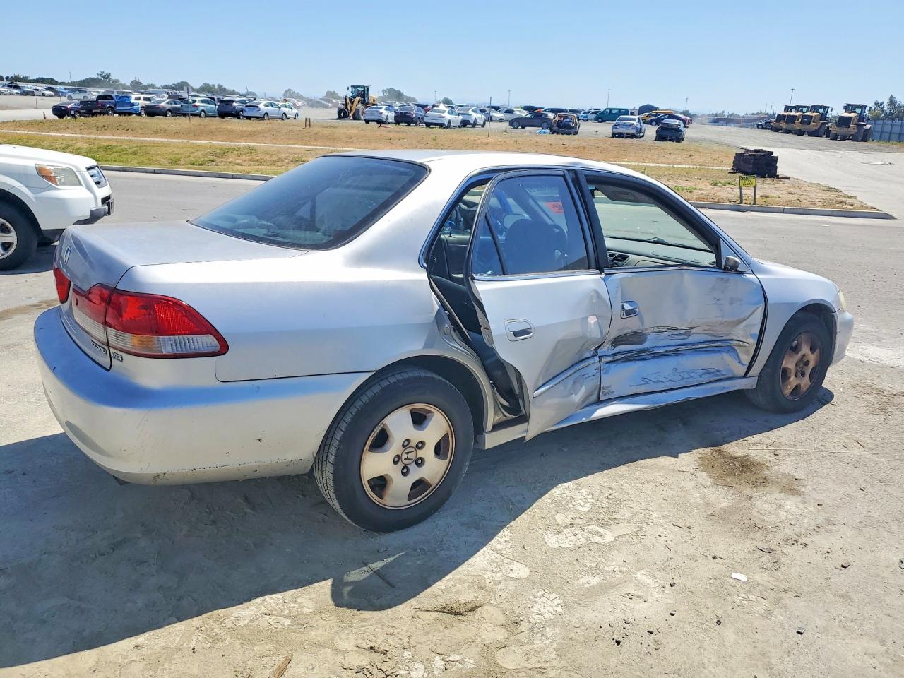 2002 Honda Accord Ex Silver vin: 1HGCG16532A014202