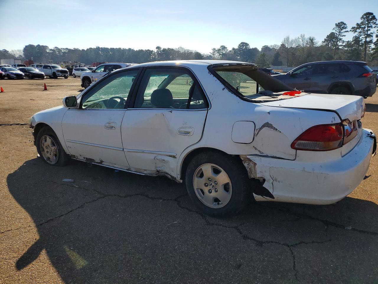 2002 Honda Accord Ex White vin: 1HGCG16532A032618