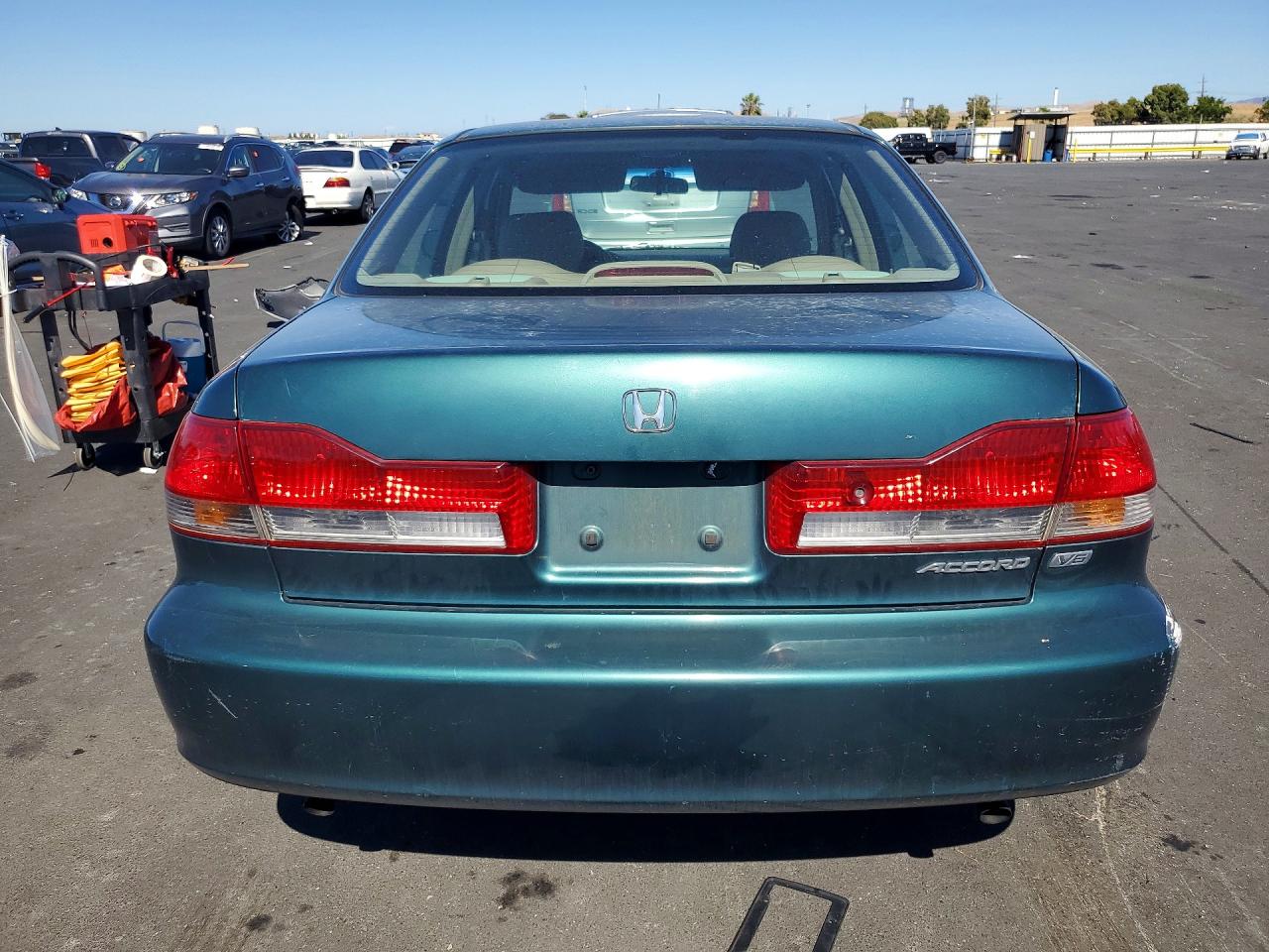 2002 Honda Accord Ex Зеленый vin: 1HGCG16532A074478