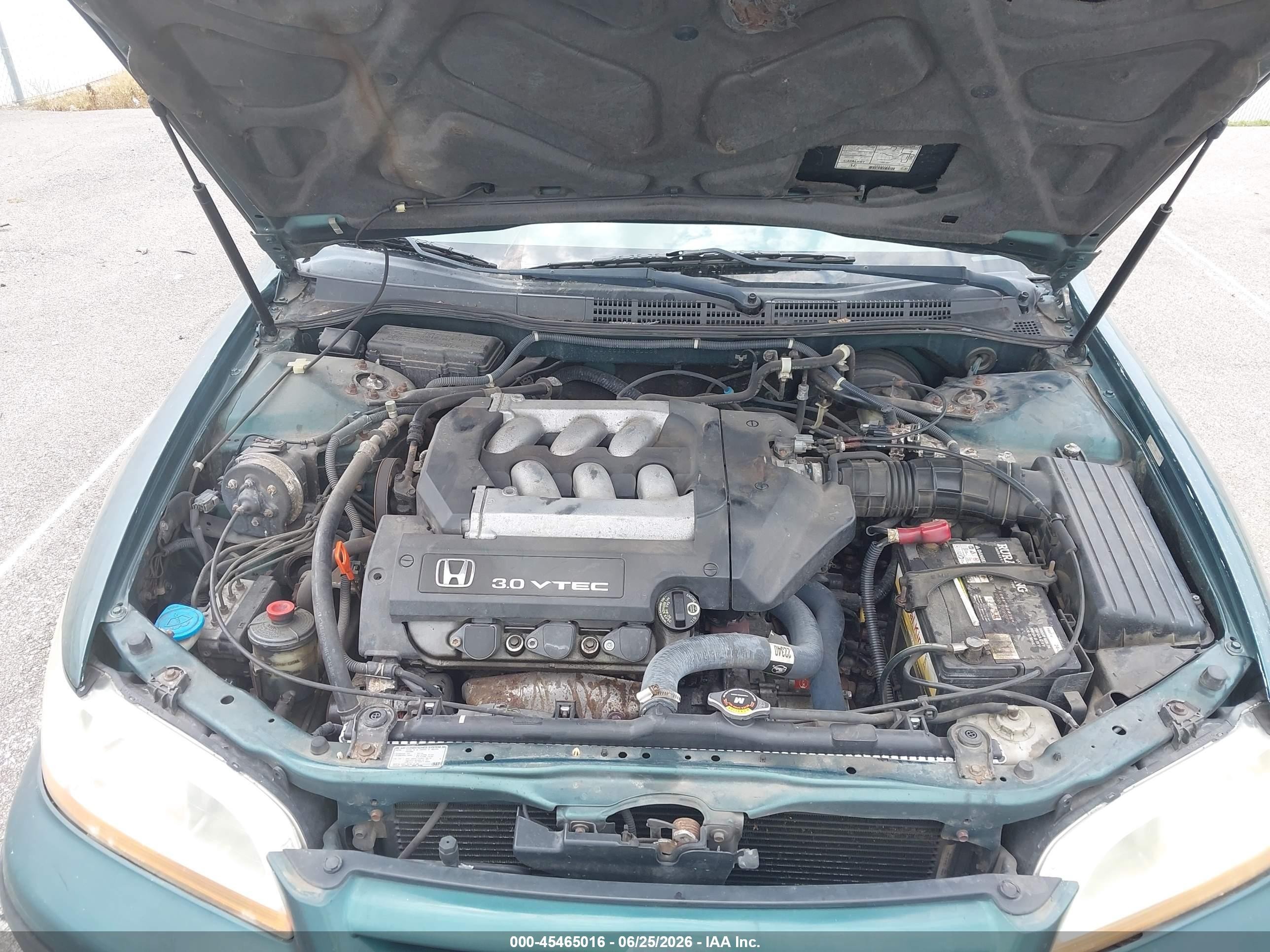 2002 Honda Accord 3.0 Ex Green vin: 1HGCG16532A080068