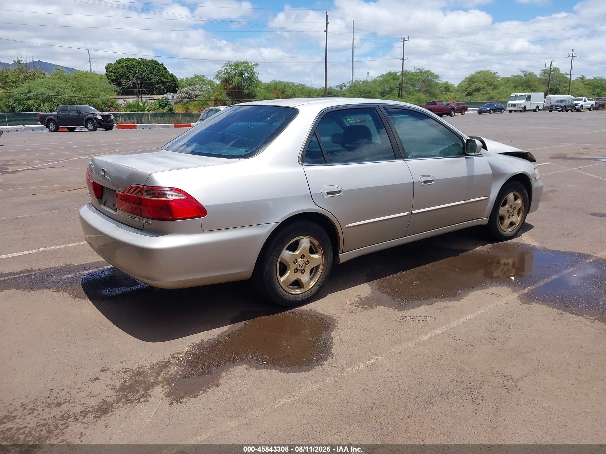 1998 Honda Accord Ex V6 Gold vin: 1HGCG1653WA053393