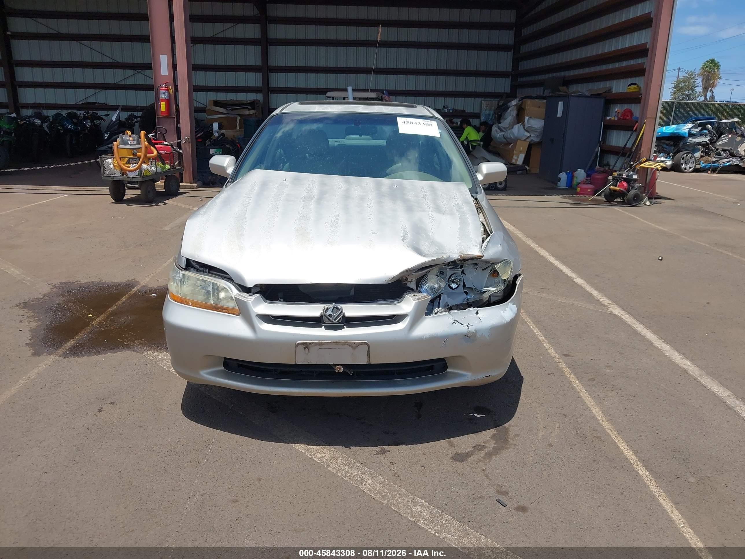 1998 Honda Accord Ex V6 Gold vin: 1HGCG1653WA053393