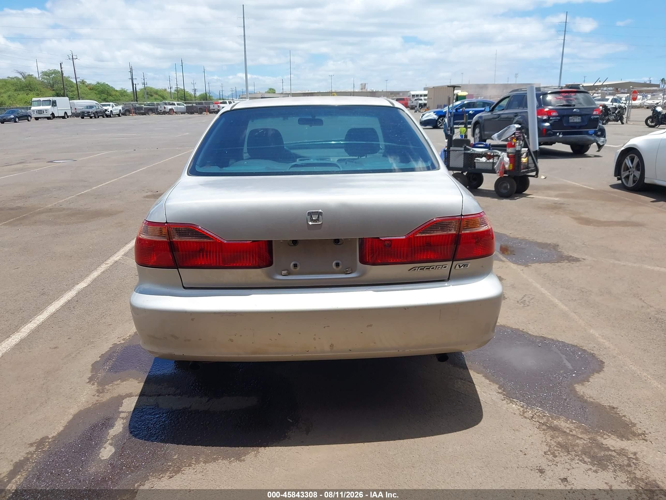 1998 Honda Accord Ex V6 Gold vin: 1HGCG1653WA053393