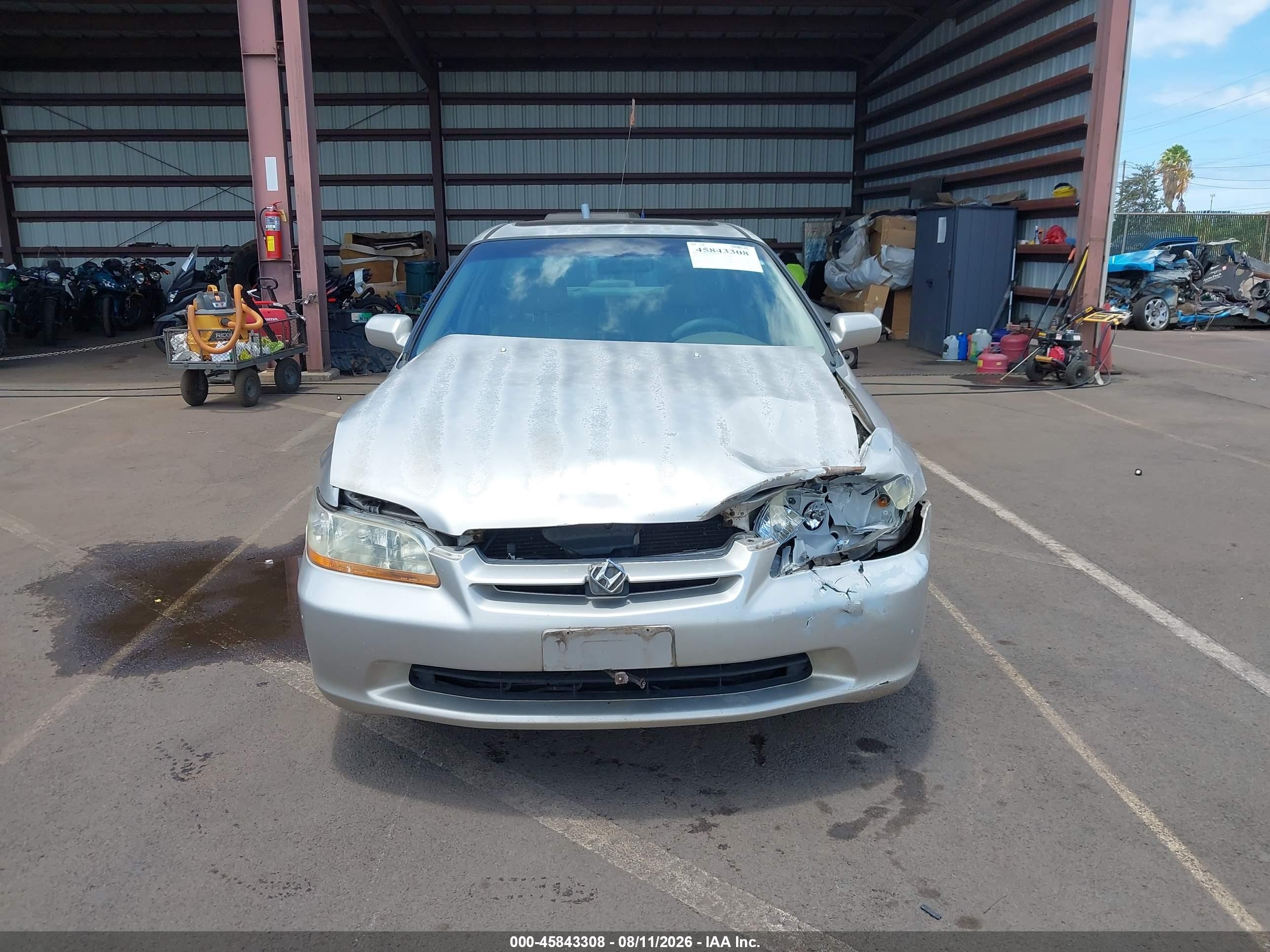 1998 Honda Accord Ex V6 Gold vin: 1HGCG1653WA053393