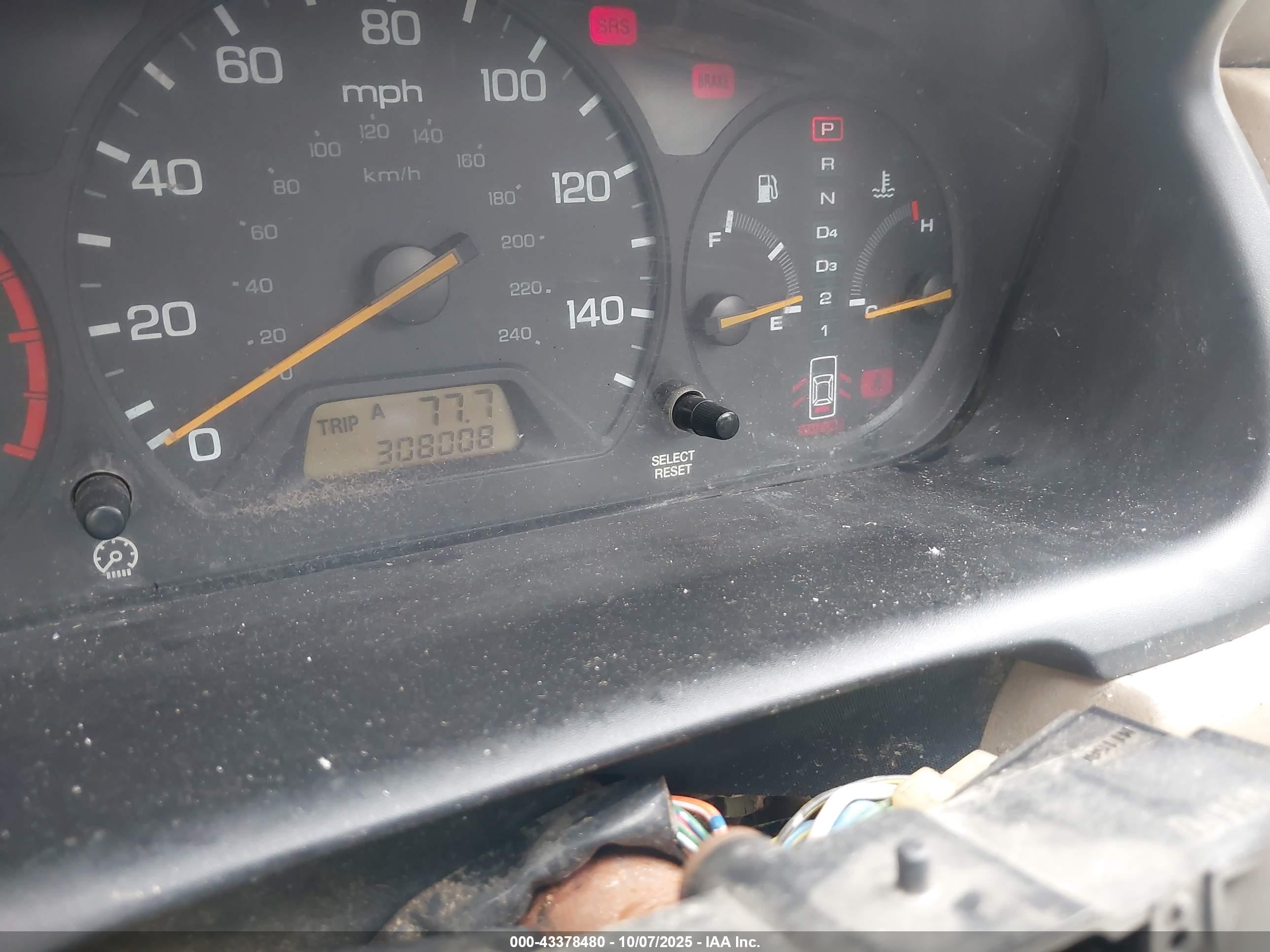 1998 Honda Accord Ex V6 Black vin: 1HGCG1653WA059324