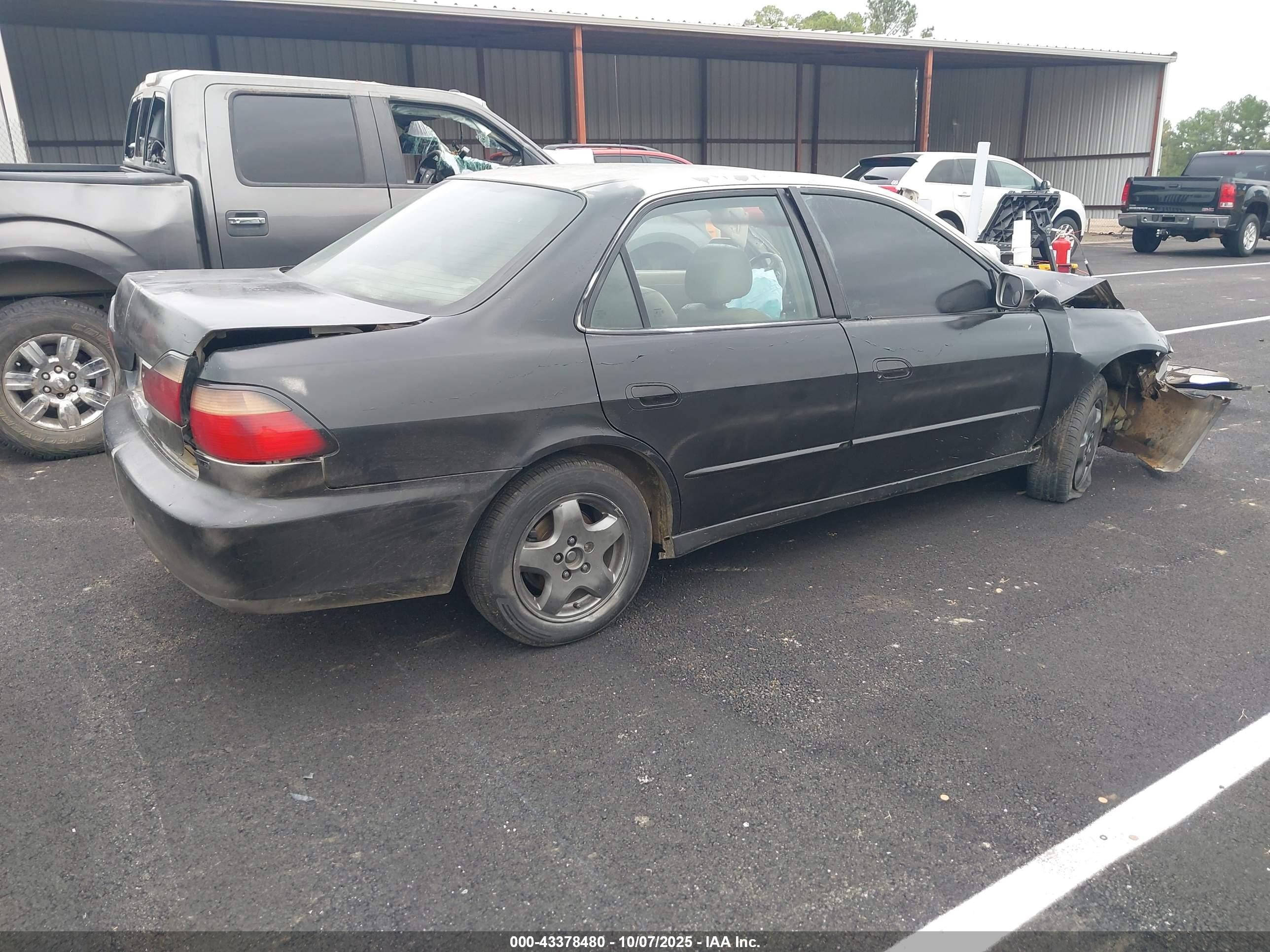 1998 Honda Accord Ex V6 Black vin: 1HGCG1653WA059324