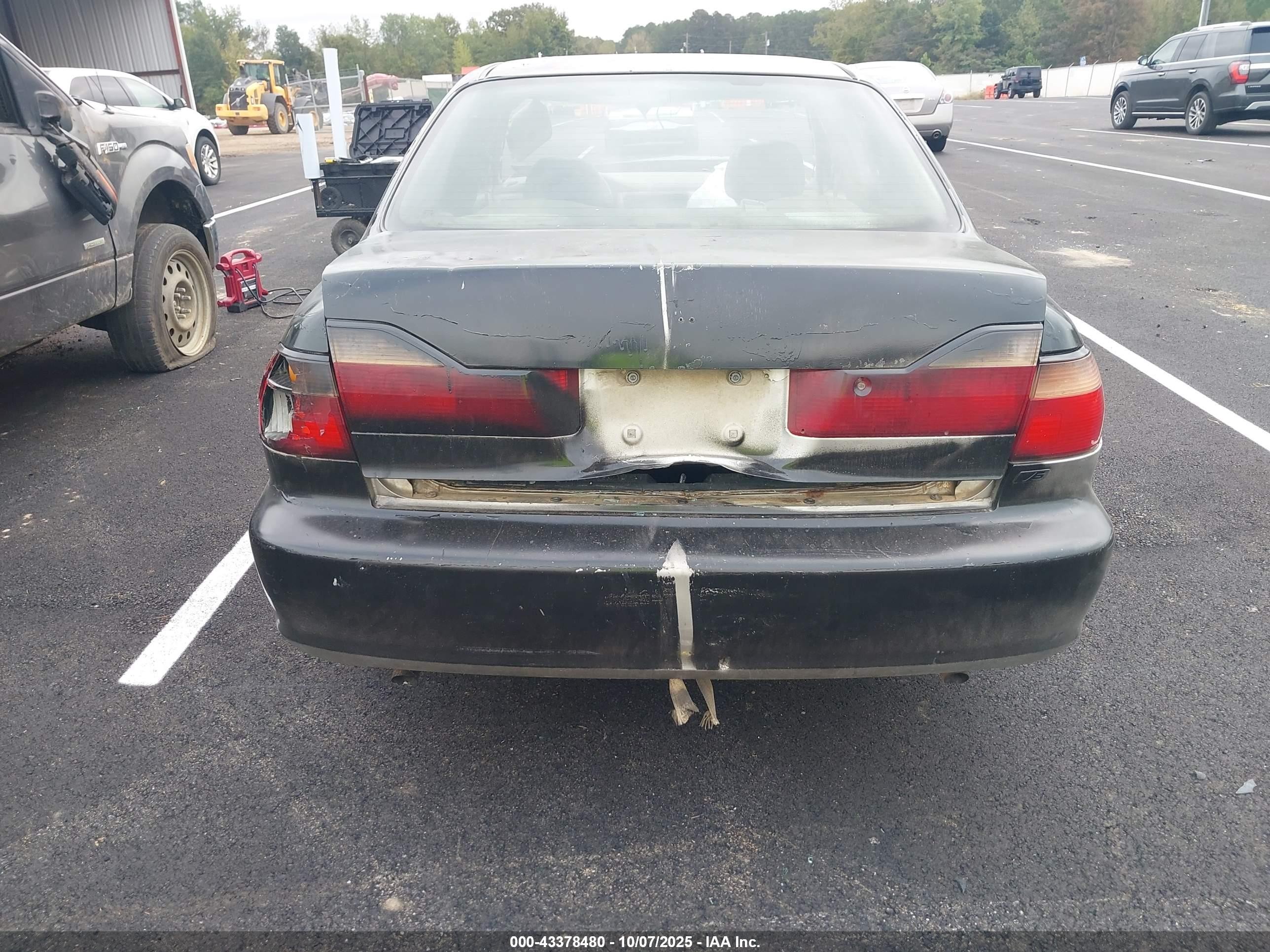 1998 Honda Accord Ex V6 Black vin: 1HGCG1653WA059324