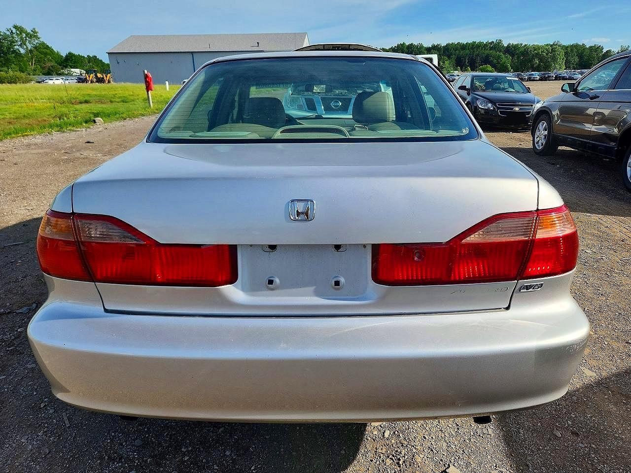 1999 Honda Accord Ex Silver vin: 1HGCG1653XA065691