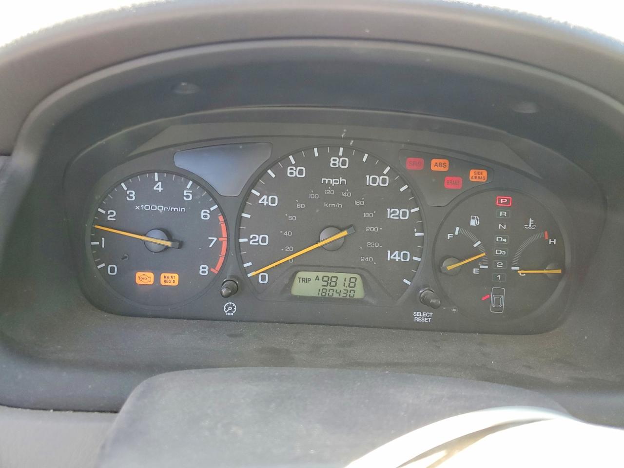 2000 Honda Accord Ex Silver vin: 1HGCG1653YA044759