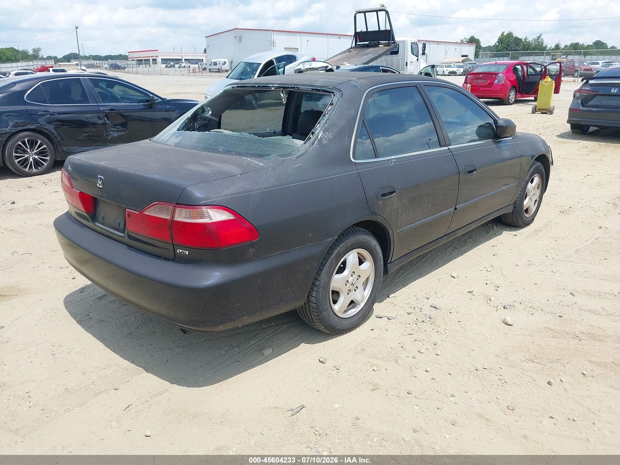 2000 Honda Accord 3.0 Ex Black vin: 1HGCG1653YA051453