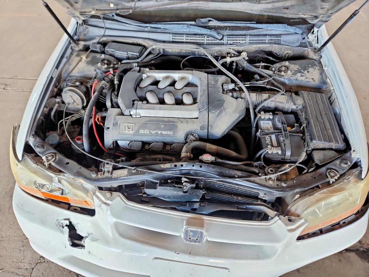 2000 Honda Accord Ex White vin: 1HGCG1653YA056667