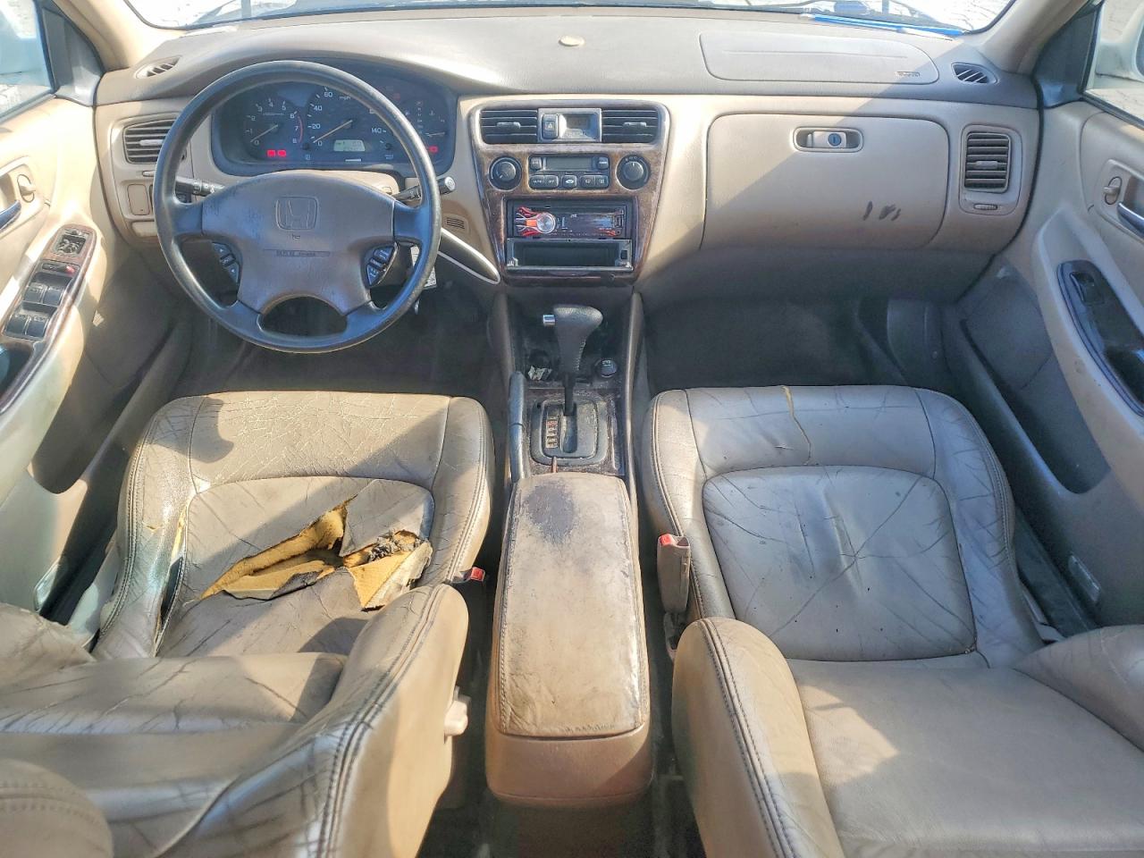 2000 Honda Accord Ex White vin: 1HGCG1653YA065899