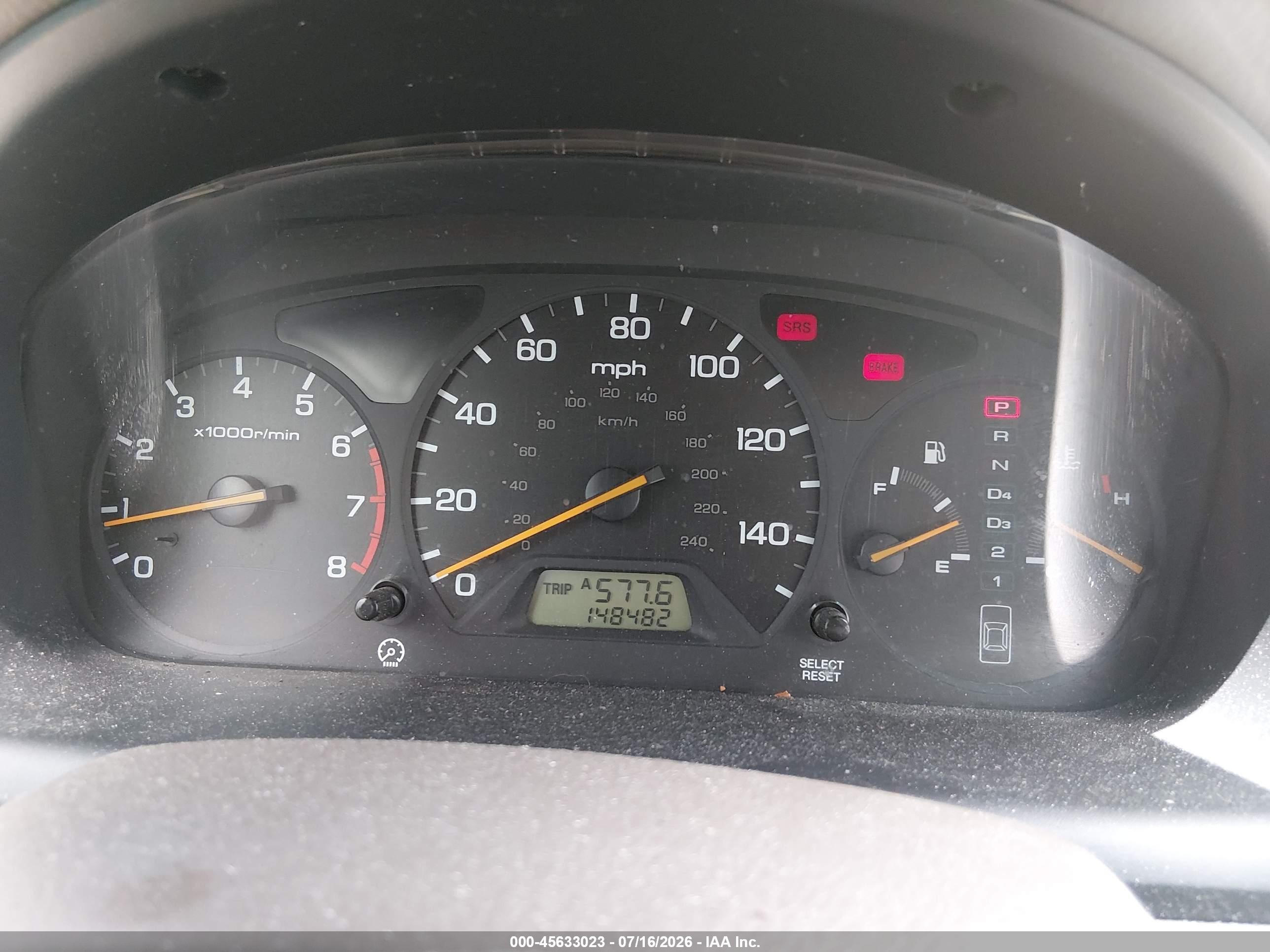 2000 Honda Accord 3.0 Ex Gold vin: 1HGCG1653YA067460