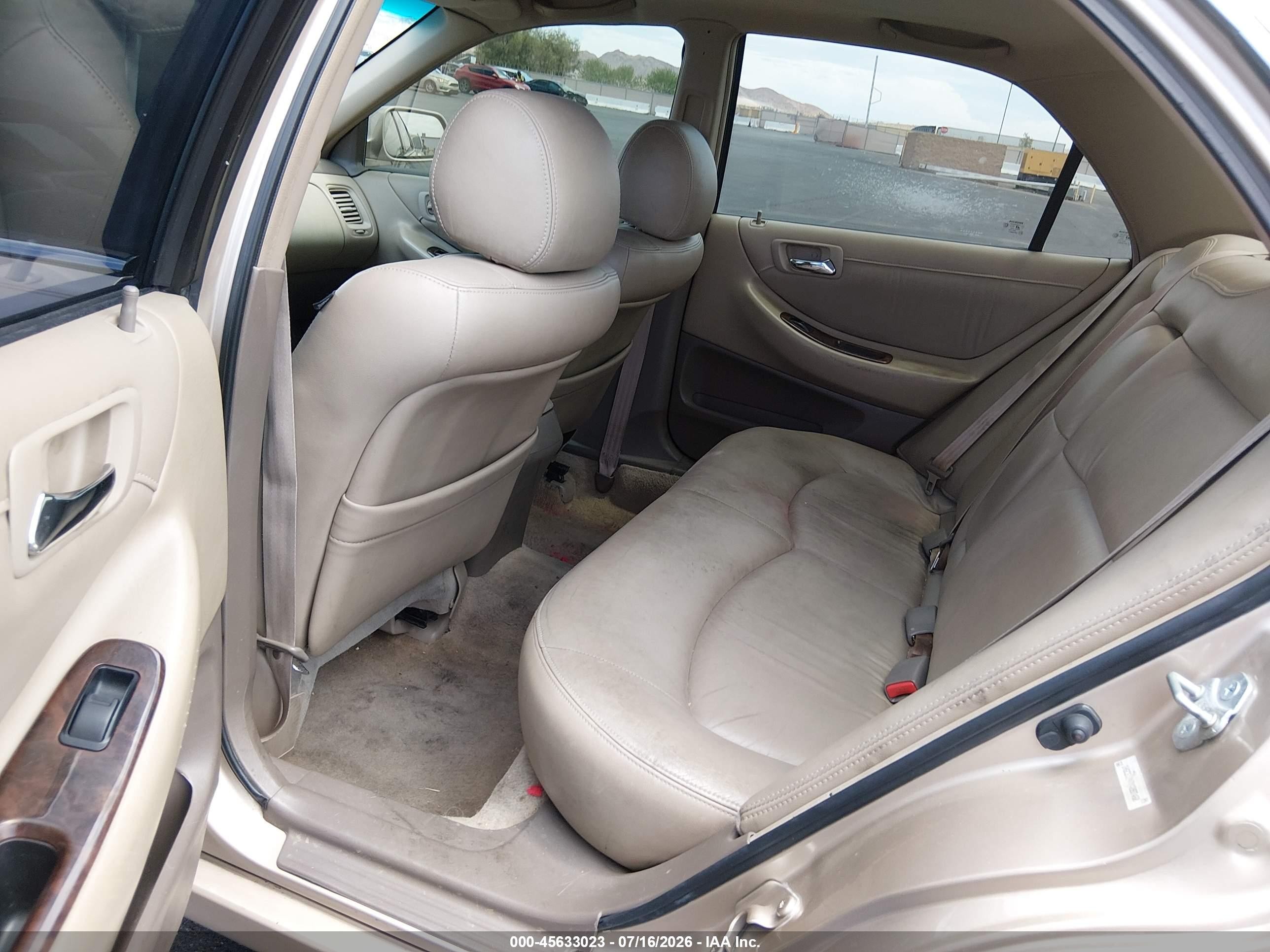 2000 Honda Accord 3.0 Ex Gold vin: 1HGCG1653YA067460