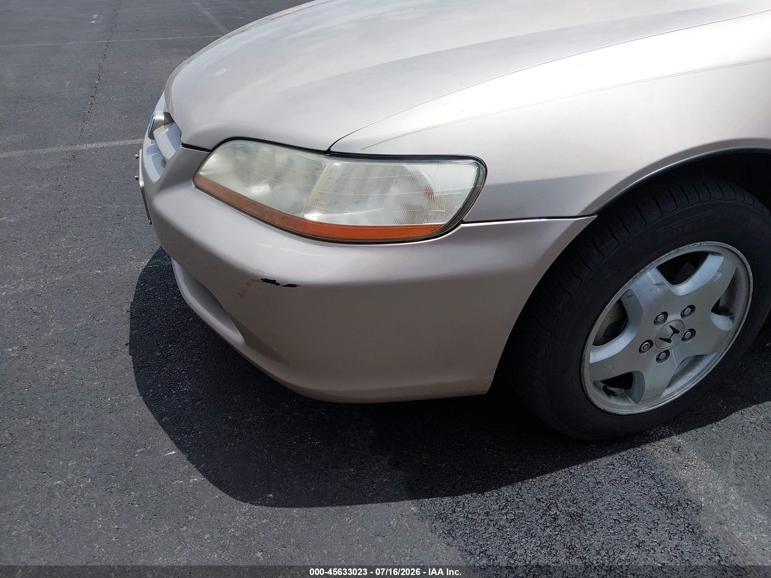2000 Honda Accord 3.0 Ex Gold vin: 1HGCG1653YA067460