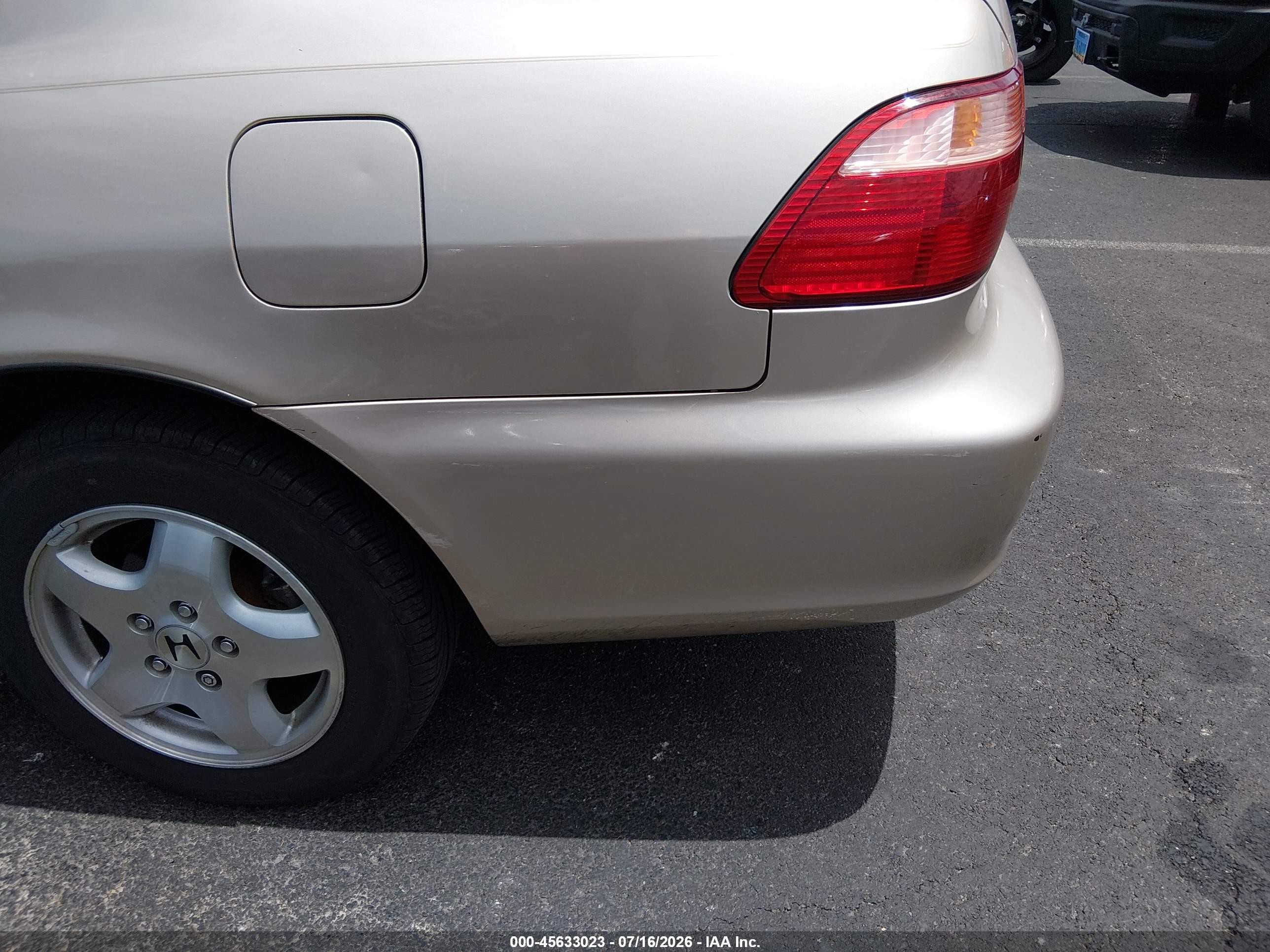 2000 Honda Accord 3.0 Ex Gold vin: 1HGCG1653YA067460