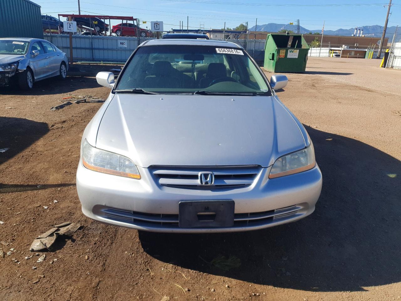 2001 Honda Accord Ex Silver vin: 1HGCG16541A007967