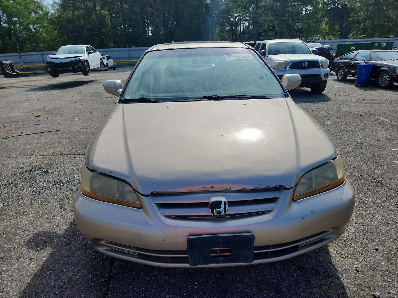 2001 Honda Accord Ex Tan vin: 1HGCG16541A024302