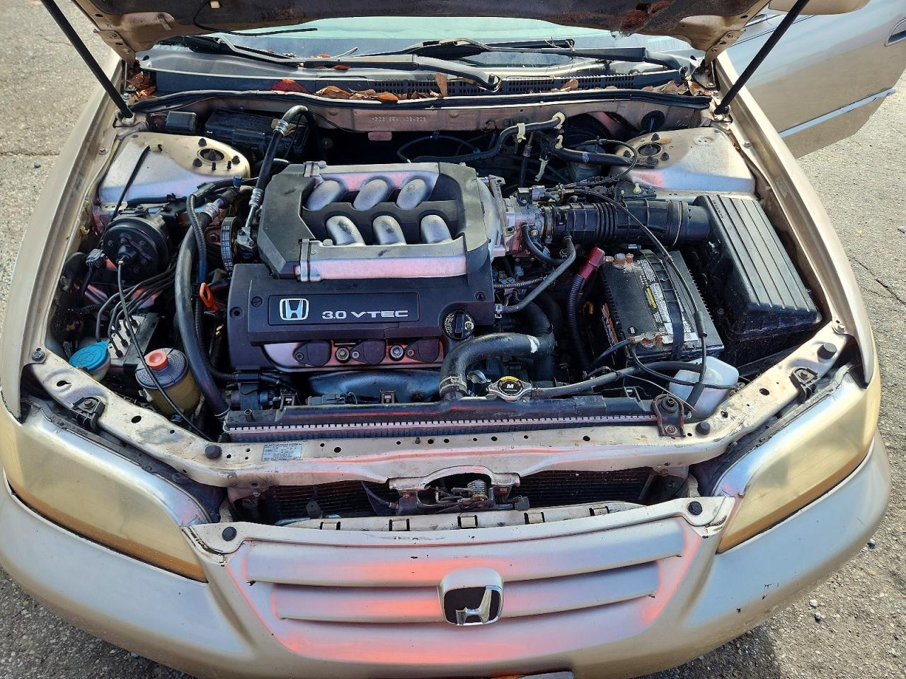 2001 Honda Accord Ex Tan vin: 1HGCG16541A024302