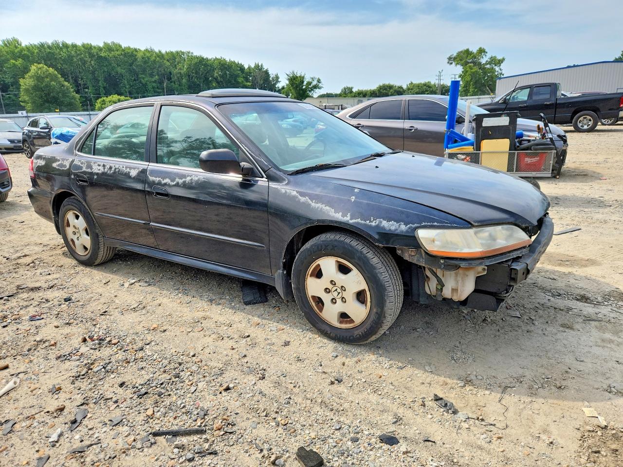 2001 Honda Accord Ex Black vin: 1HGCG16541A031458