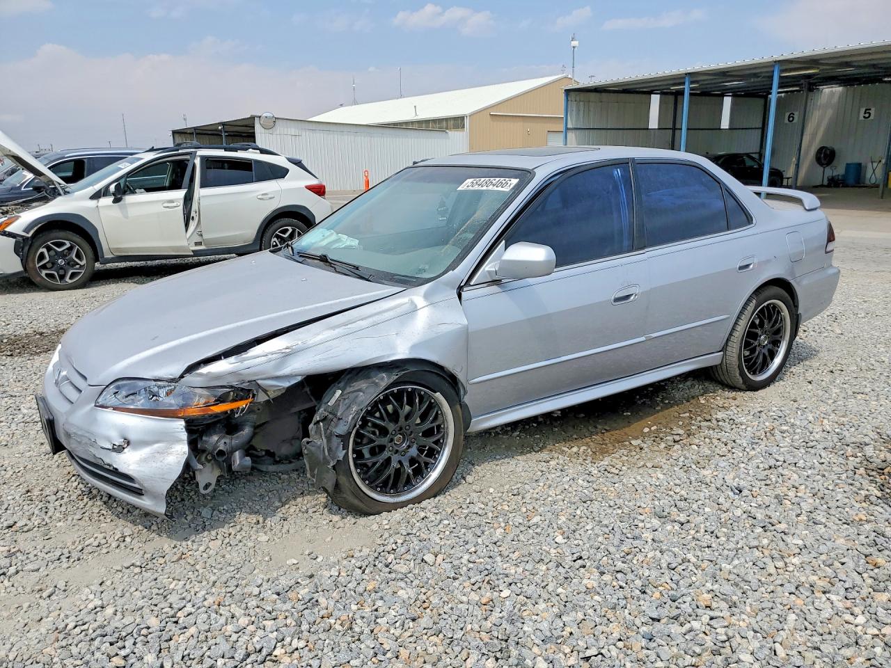 2001 Honda Accord Ex Silver vin: 1HGCG16541A053346